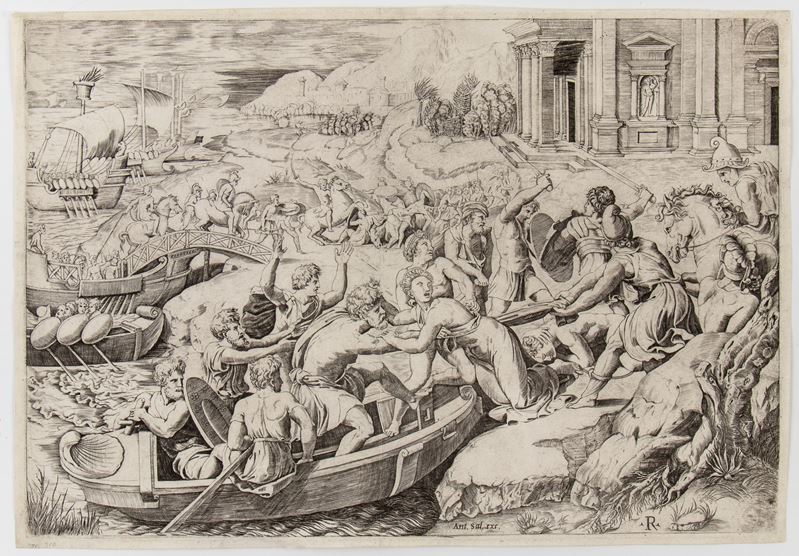 Il ratto di Elena, da Raffaello