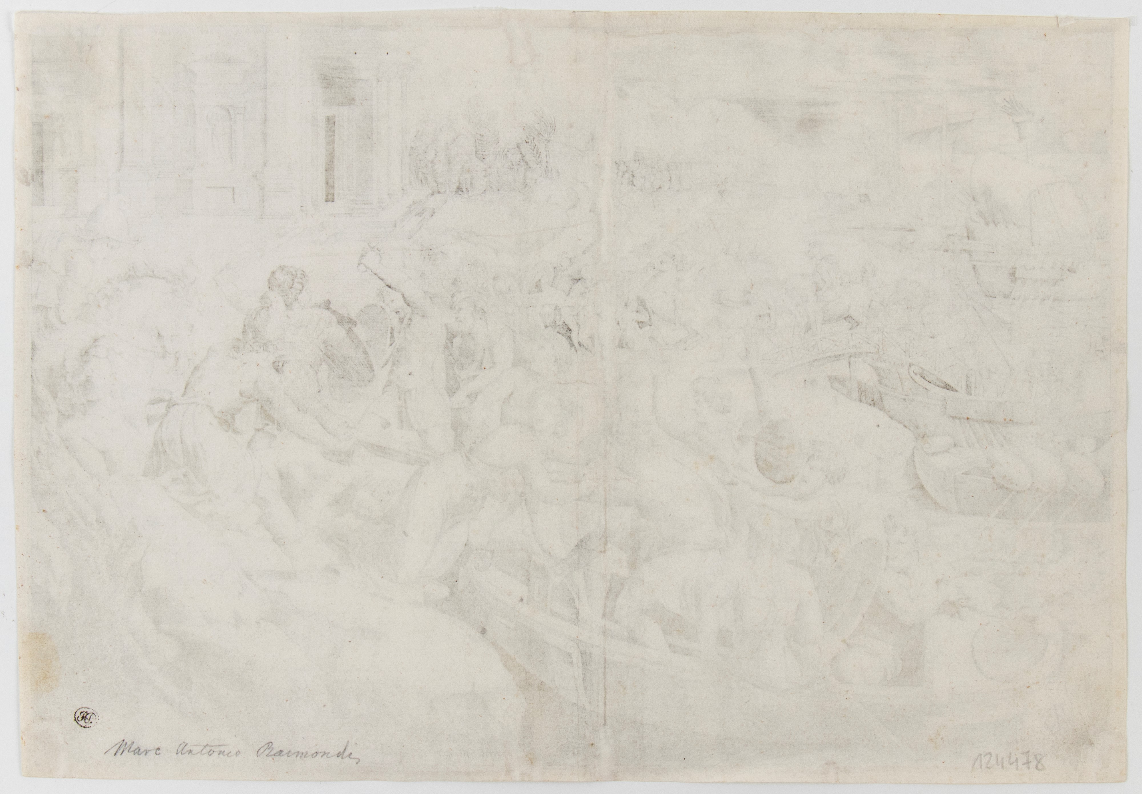 Il ratto di Elena, da Raffaello