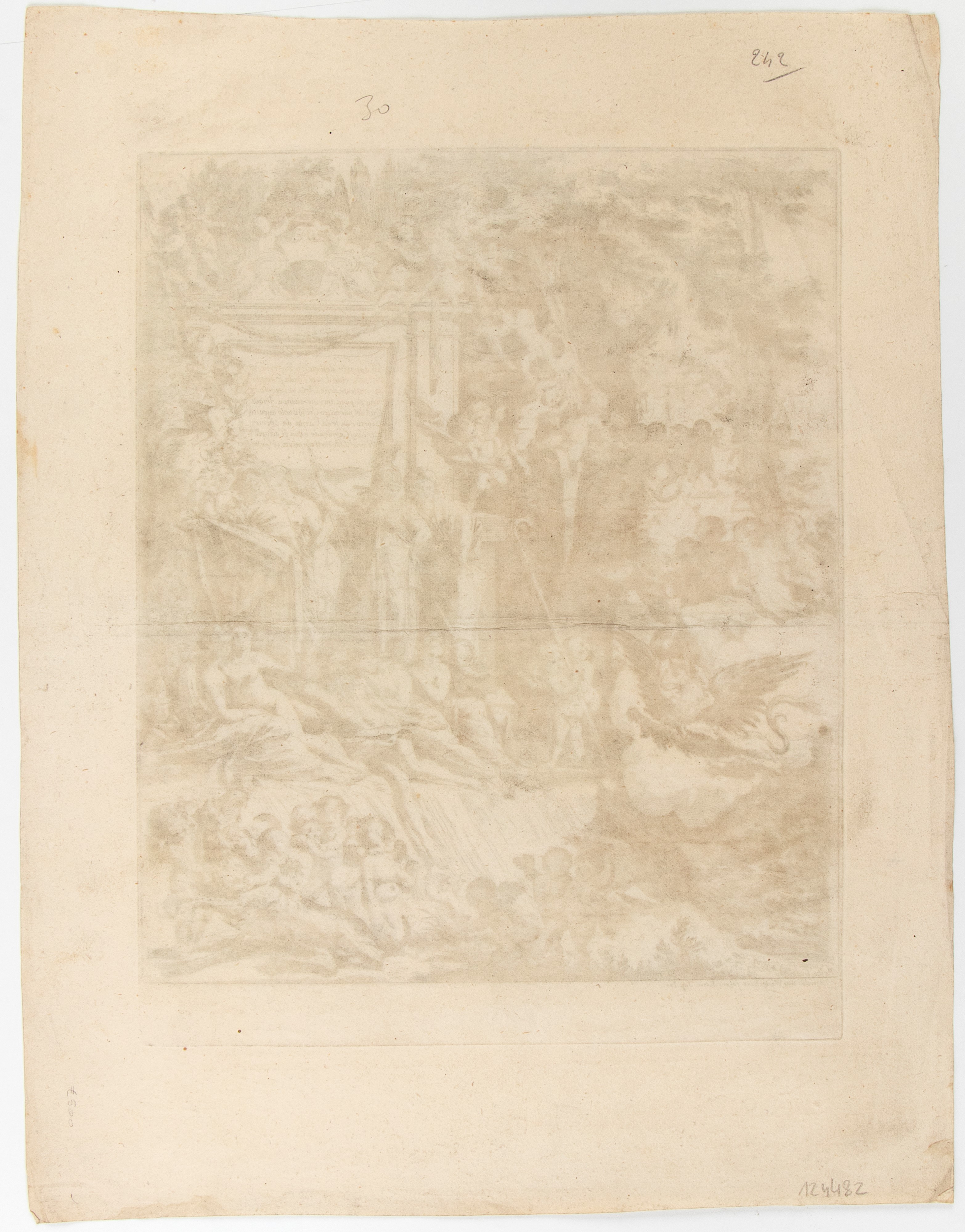 Arnold Van Westerhout (1651-1725) - Allegoria in Onore Dell'arrivo del Cardinale Franciotti a Ves...
