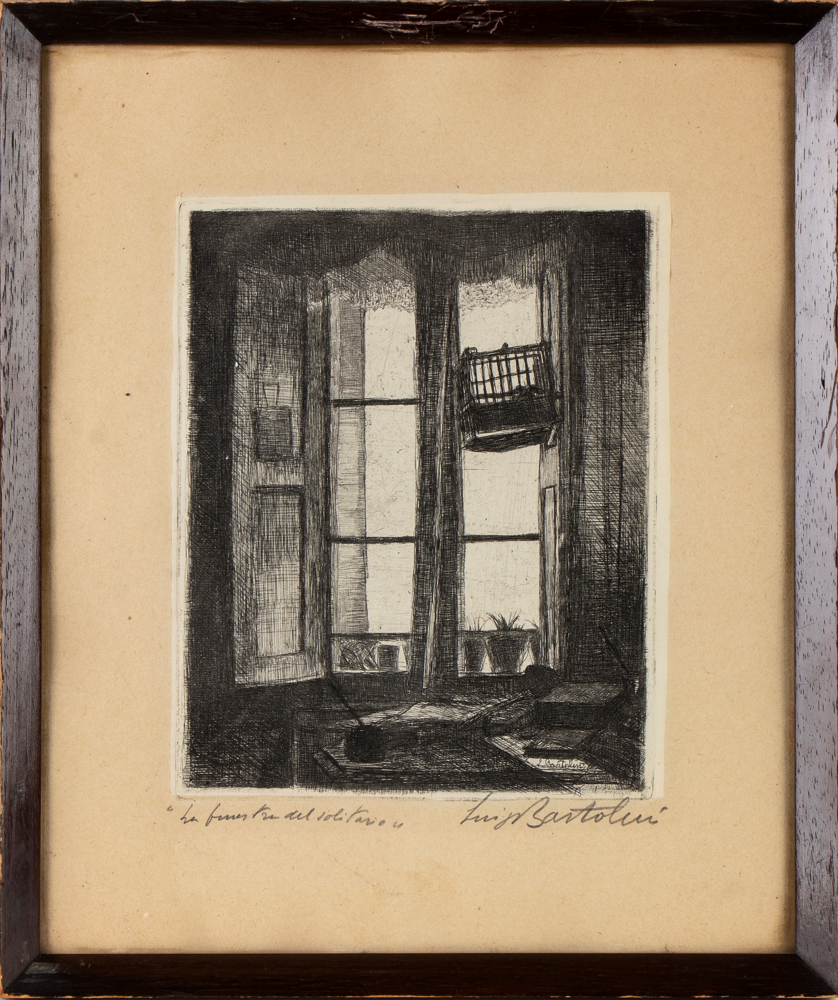 Luigi Bartolini - Finestra del Solitario