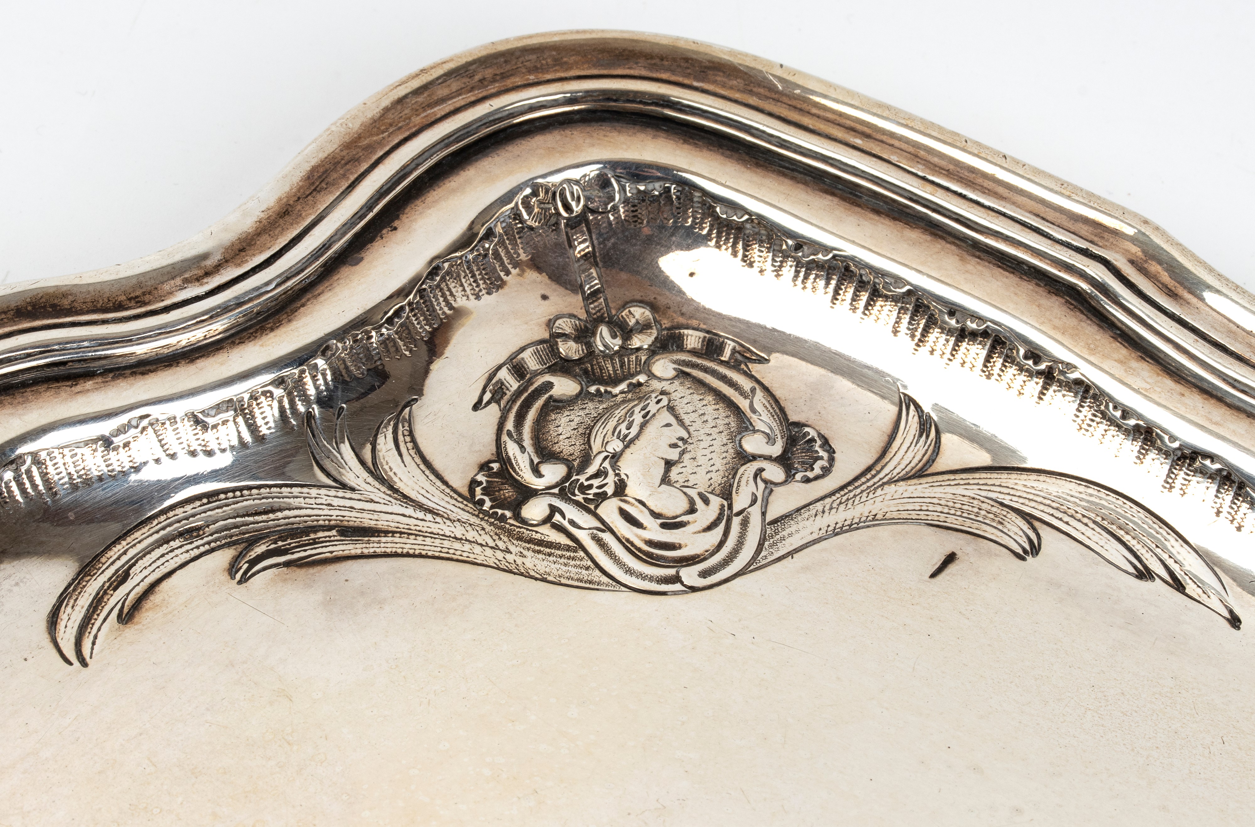 Vassoio portoghese in argento