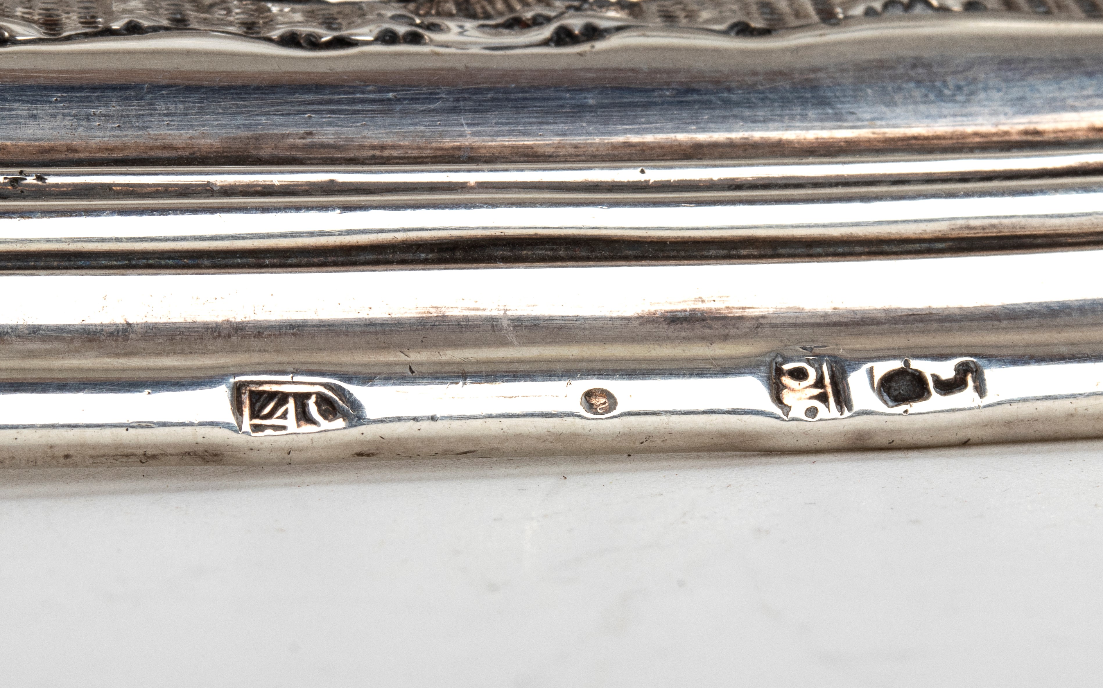 Vassoio portoghese in argento