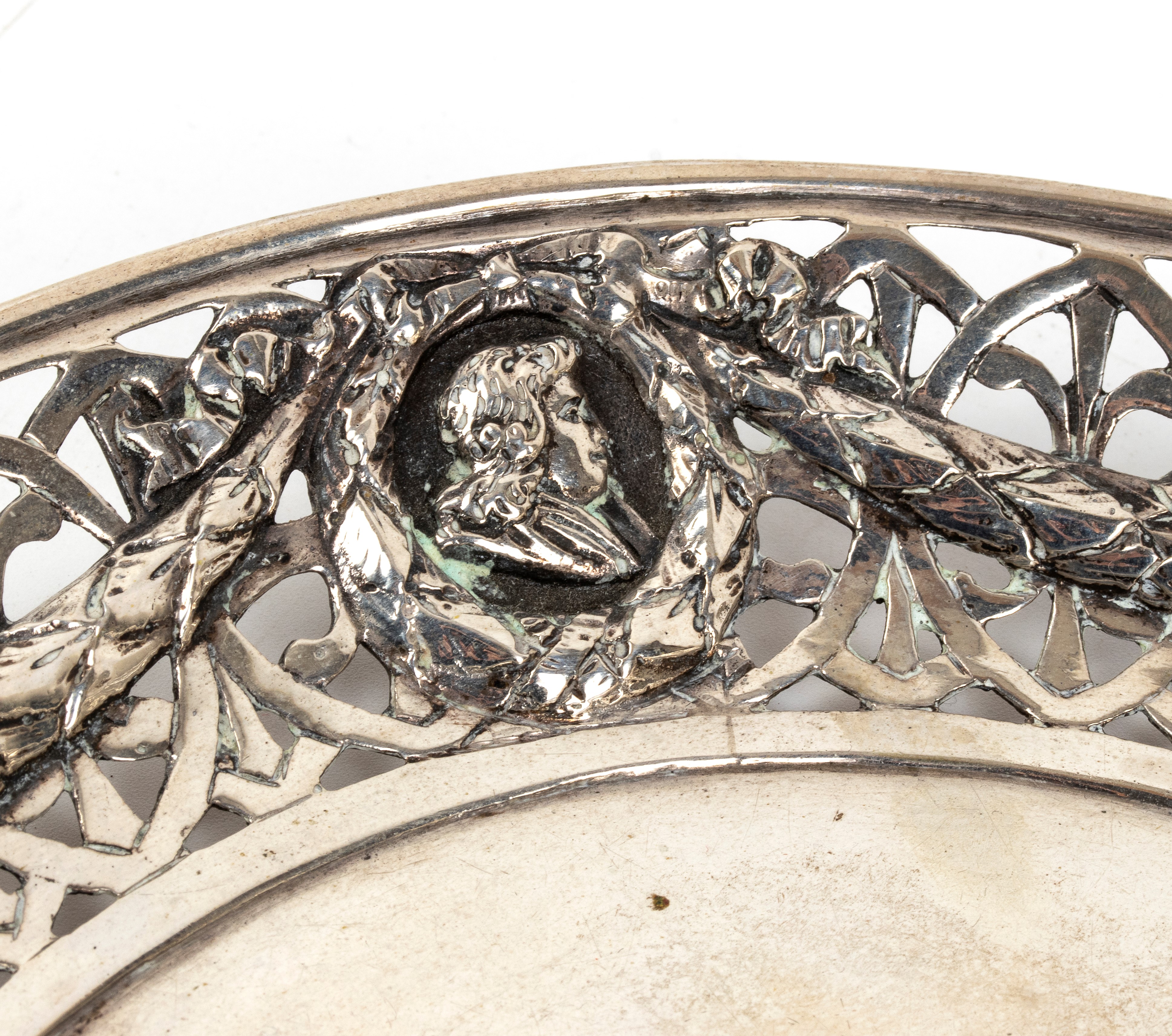 Cestino tedesco in argento