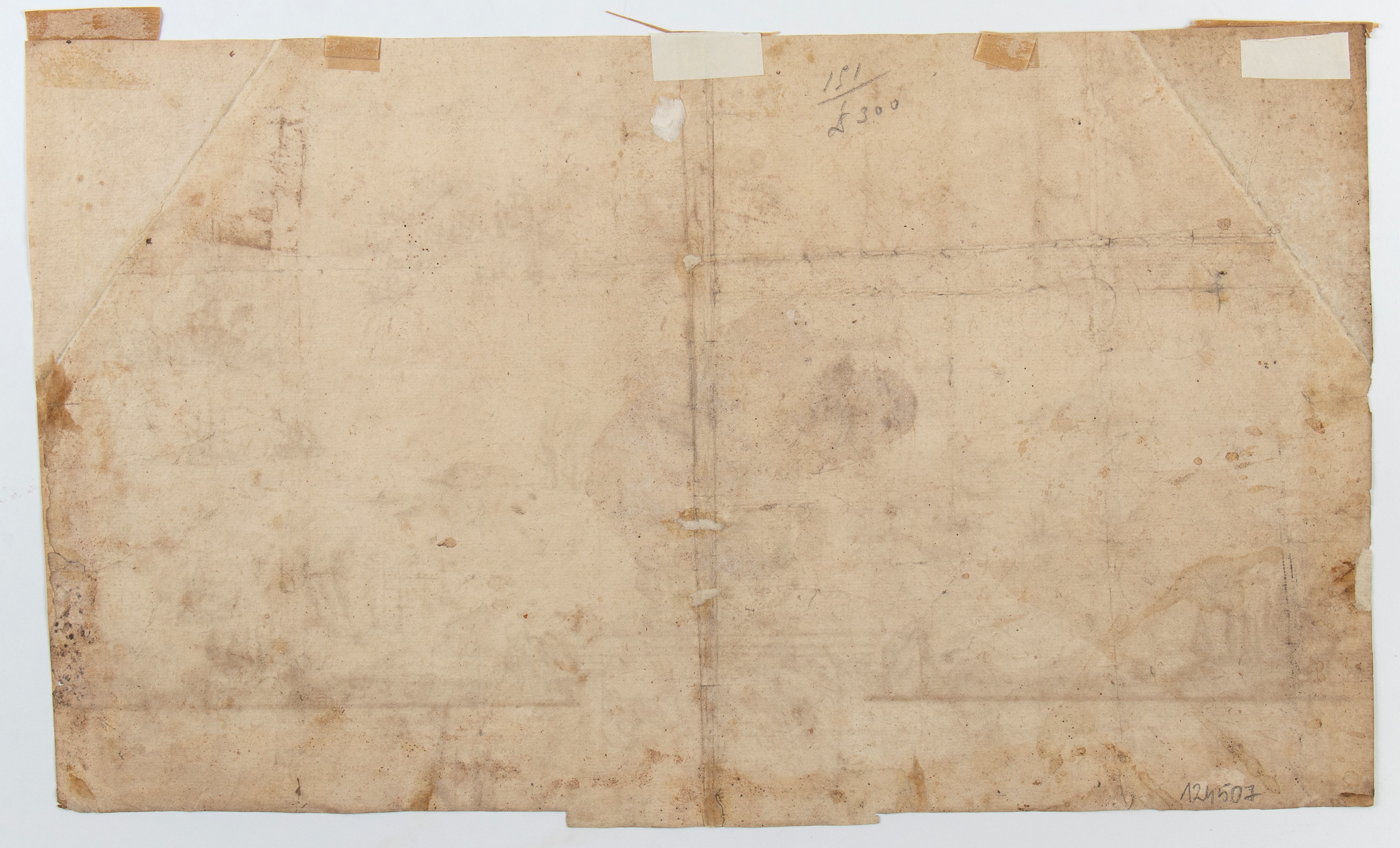 Studio della battaglia di Lepanto dall'affresco a Palazzo Colonna