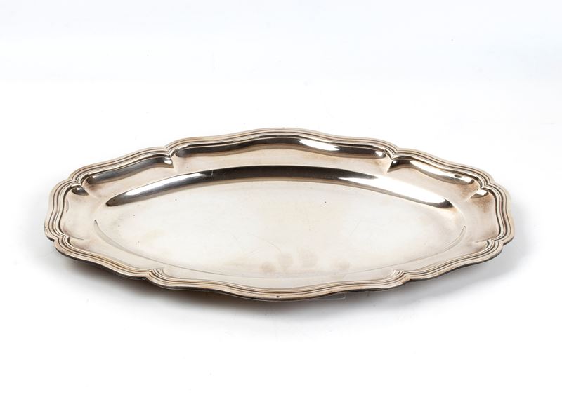 Vassoio francese in argento