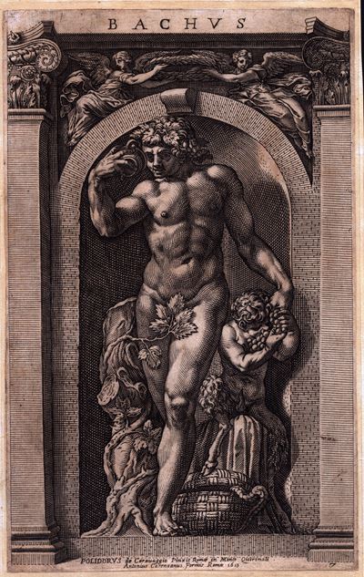 Bacco, da Hendrik Goltzius