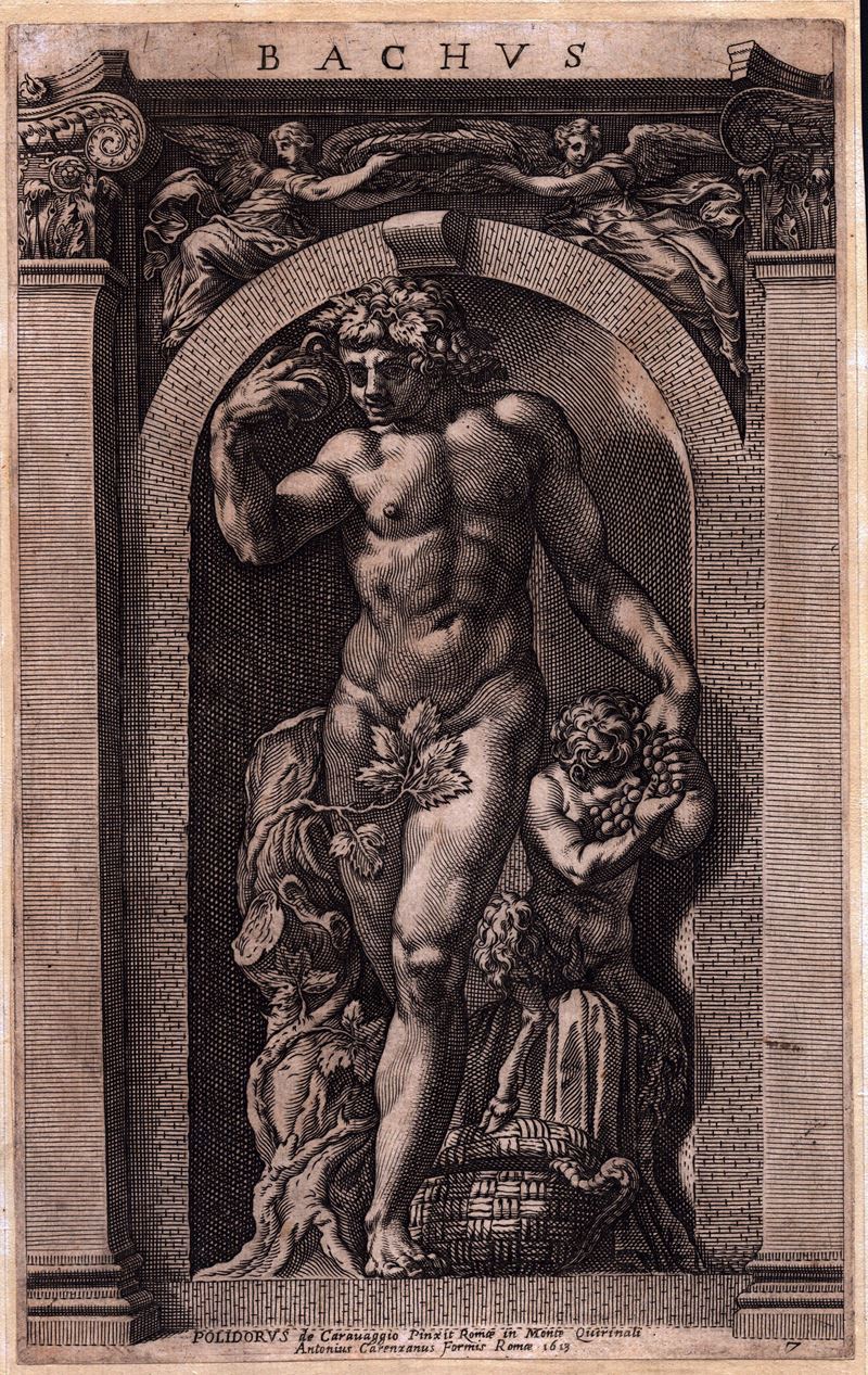 Raffaello Guidi - Bacco, da Hendrik Goltzius