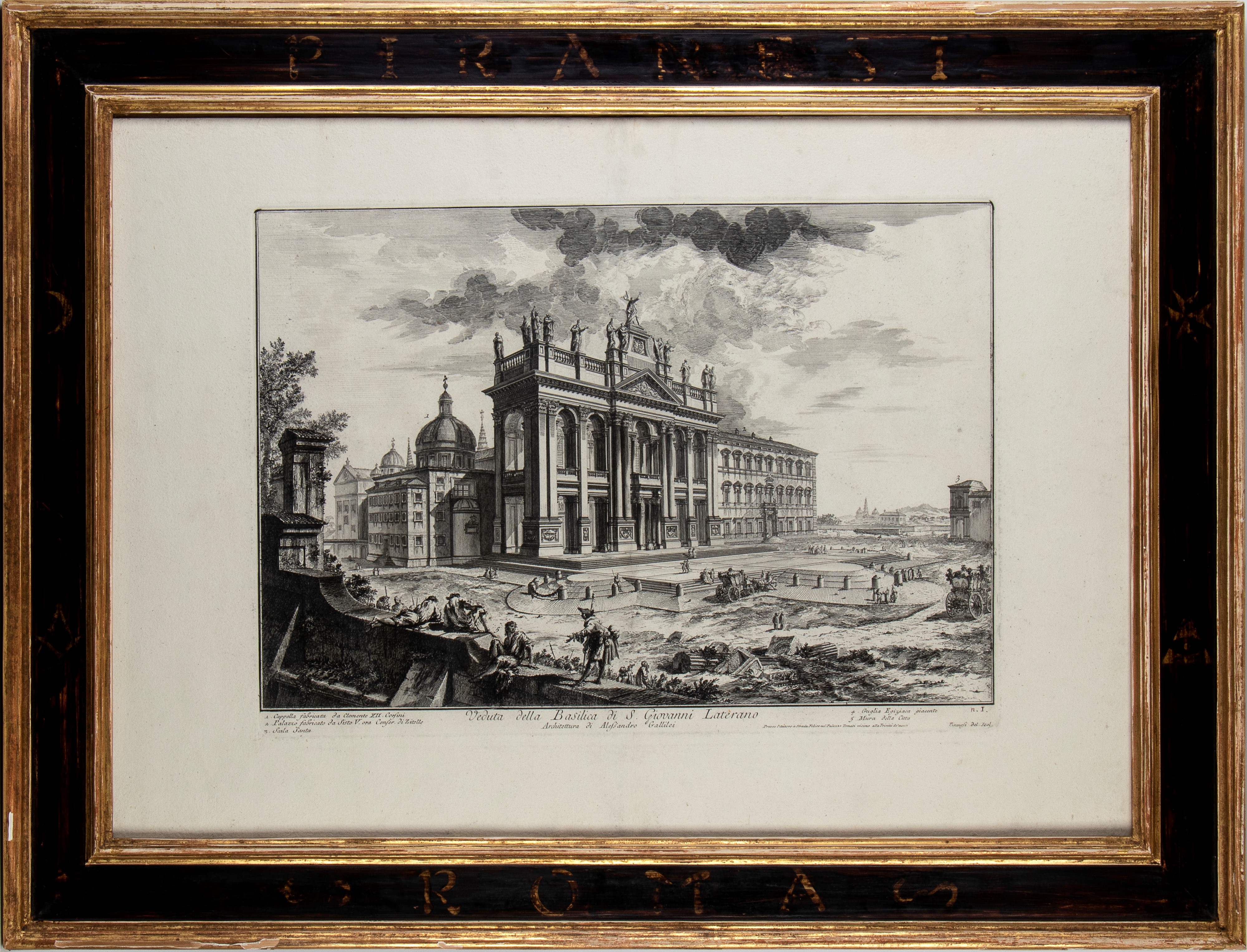 Giovanni Battista Piranesi - Veduta della Basilica di S. Giovanni Laterano