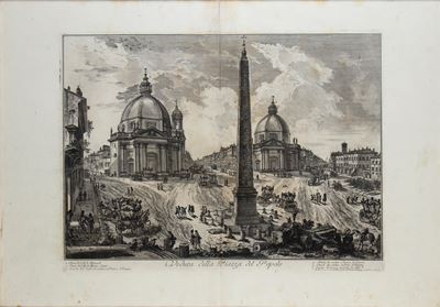 Veduta della Piazza del Popolo
