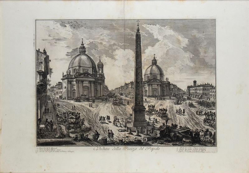 Giovanni Battista Piranesi - Veduta della Piazza del Popolo