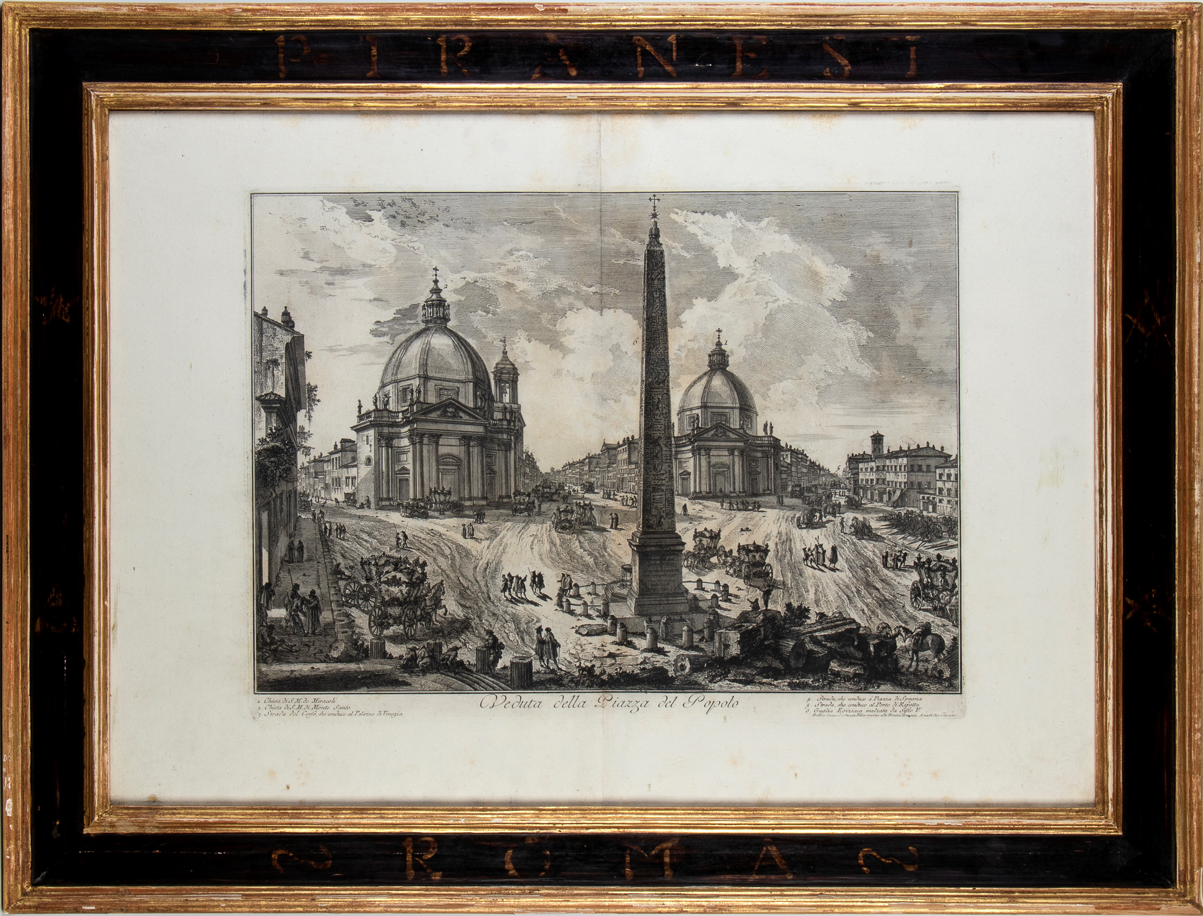 Giovanni Battista Piranesi - Veduta della Piazza del Popolo