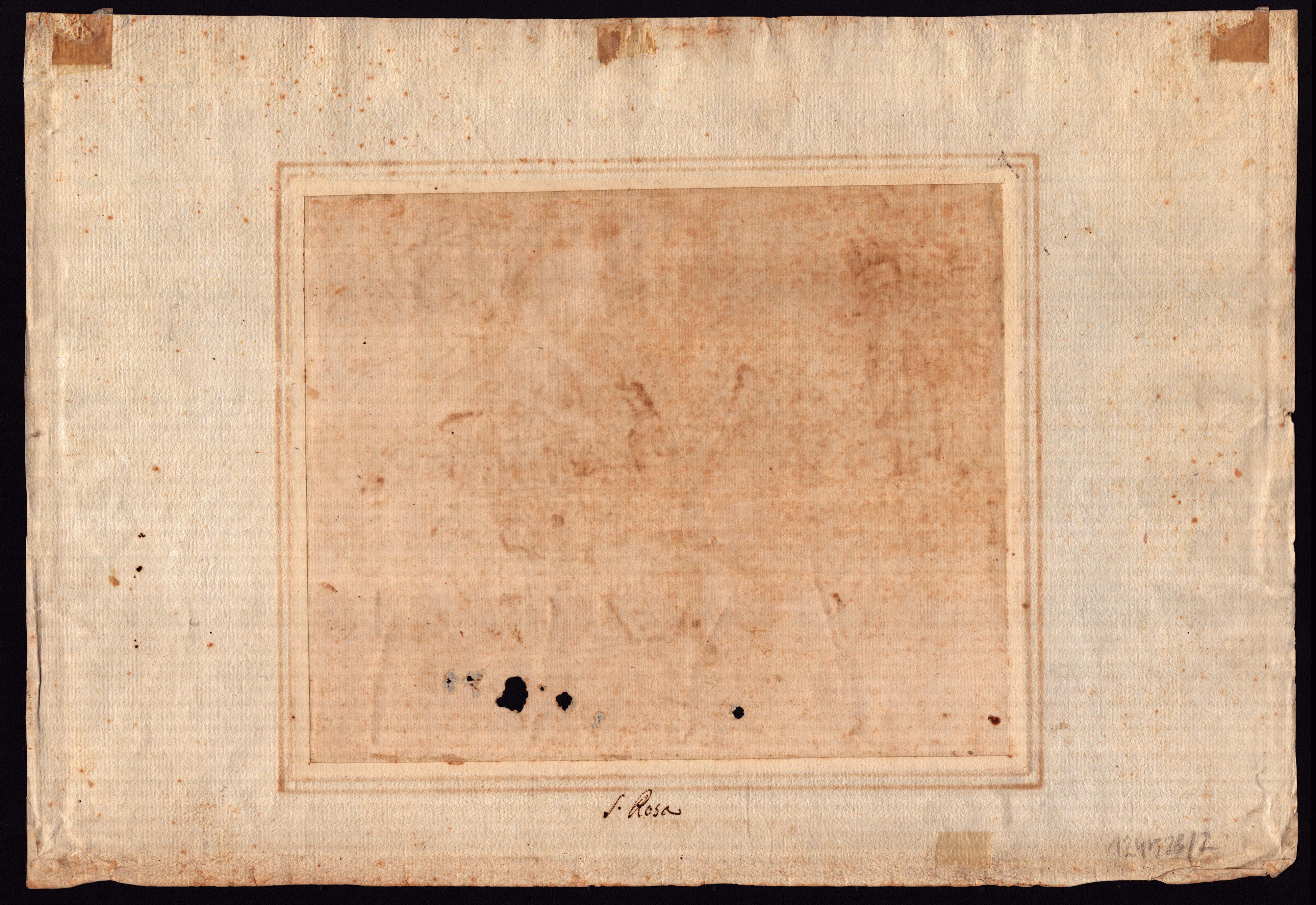 Schizzo di veliero con dettaglio della polena