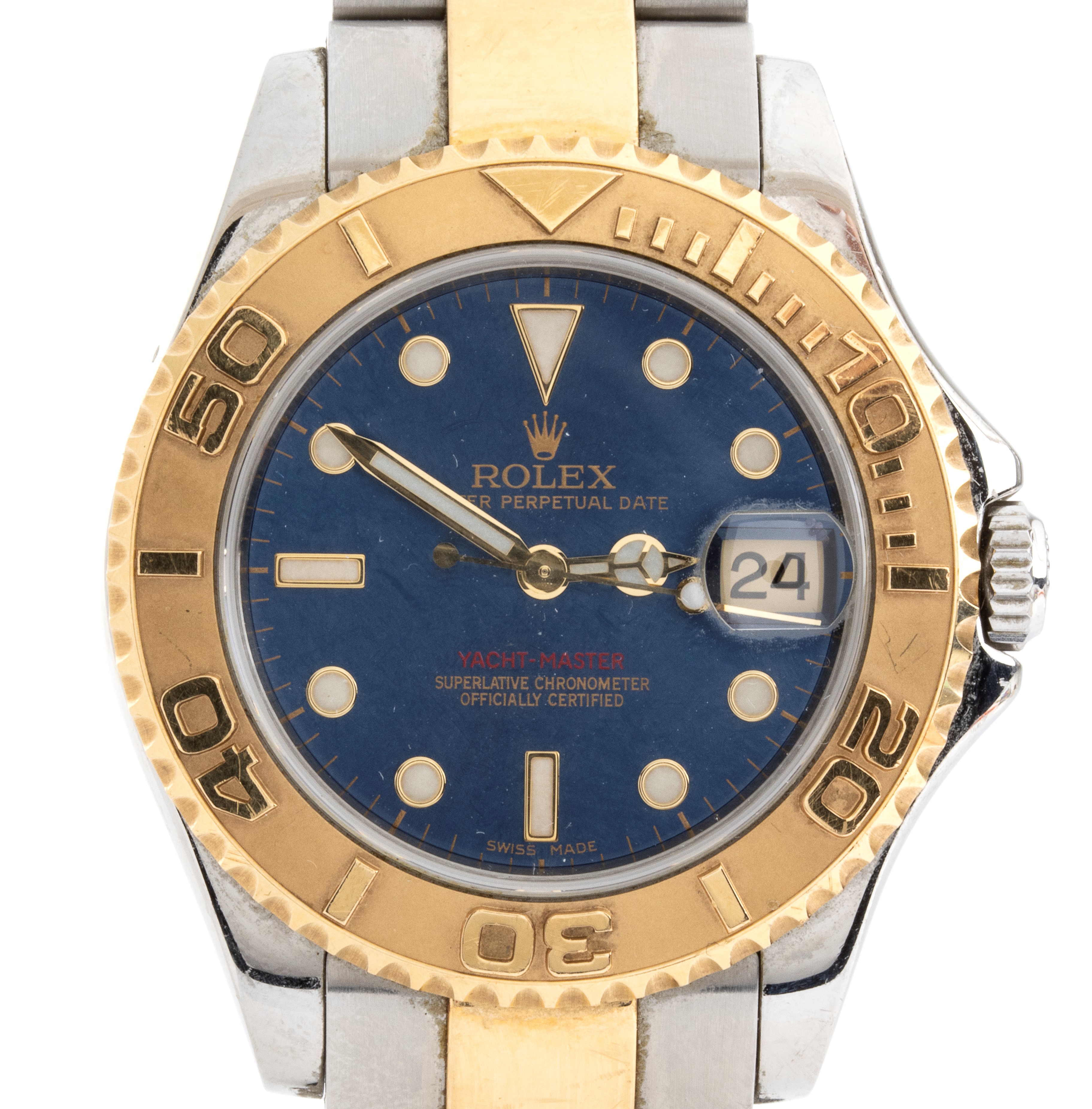 Rolex - Yacht-Master Lady (ref. 168623) orologio da polso in acciaio e oro