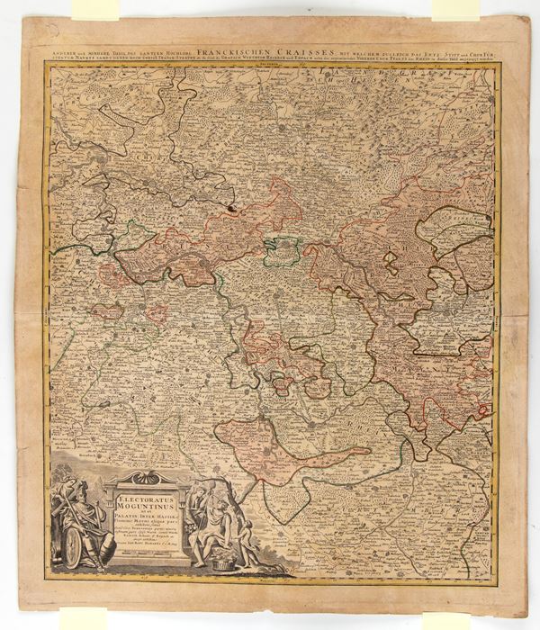 Johann Baptist Homann - Electoratus Moguntinus ut et Palatin