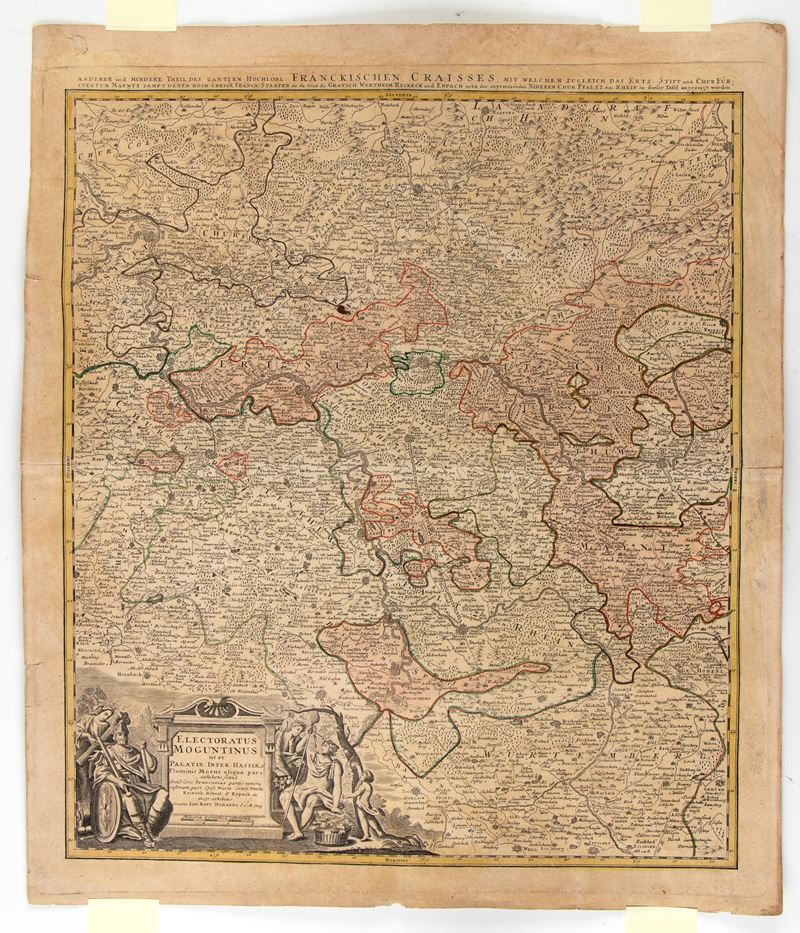 Johann Baptist Homann - Electoratus Moguntinus Ut Et Palatin