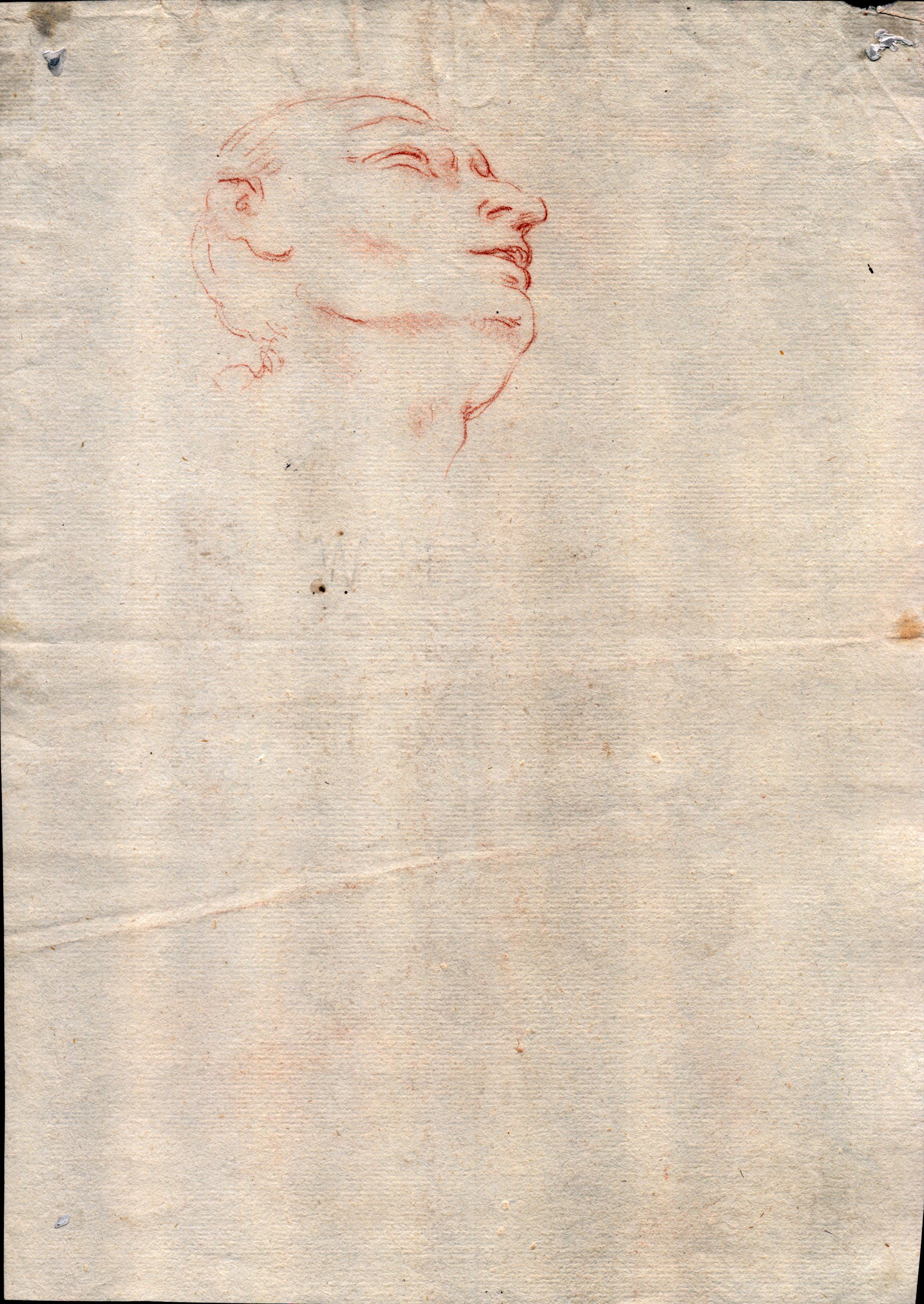 Studio per la decorazione di un soffitto con angeli e Dio Padre