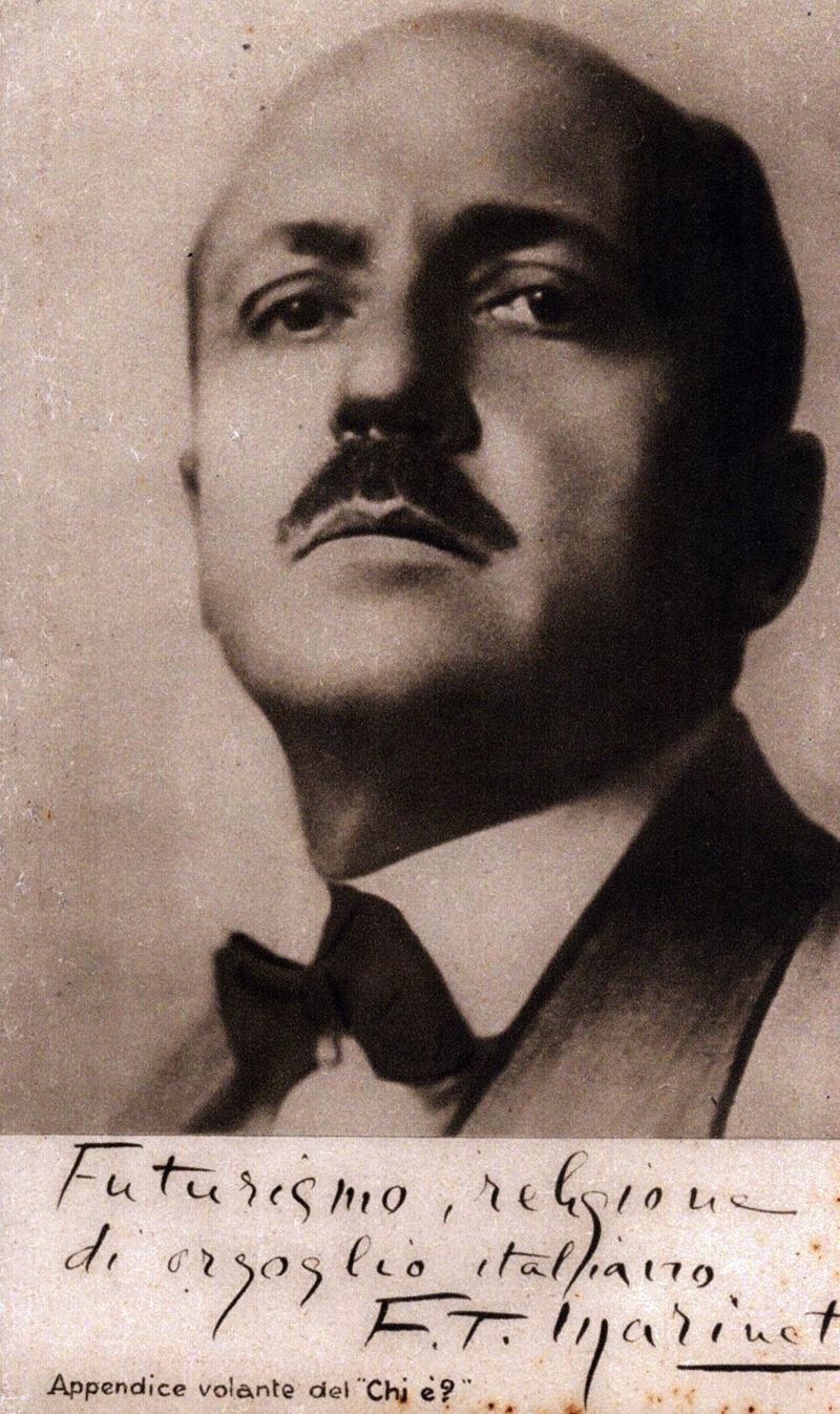 Filippo Tommaso Marinetti. Futurismo, Religione di Orgoglio Italiano