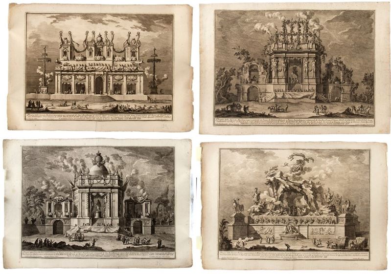 Giuseppe Vasi - Disegni delle Macchine