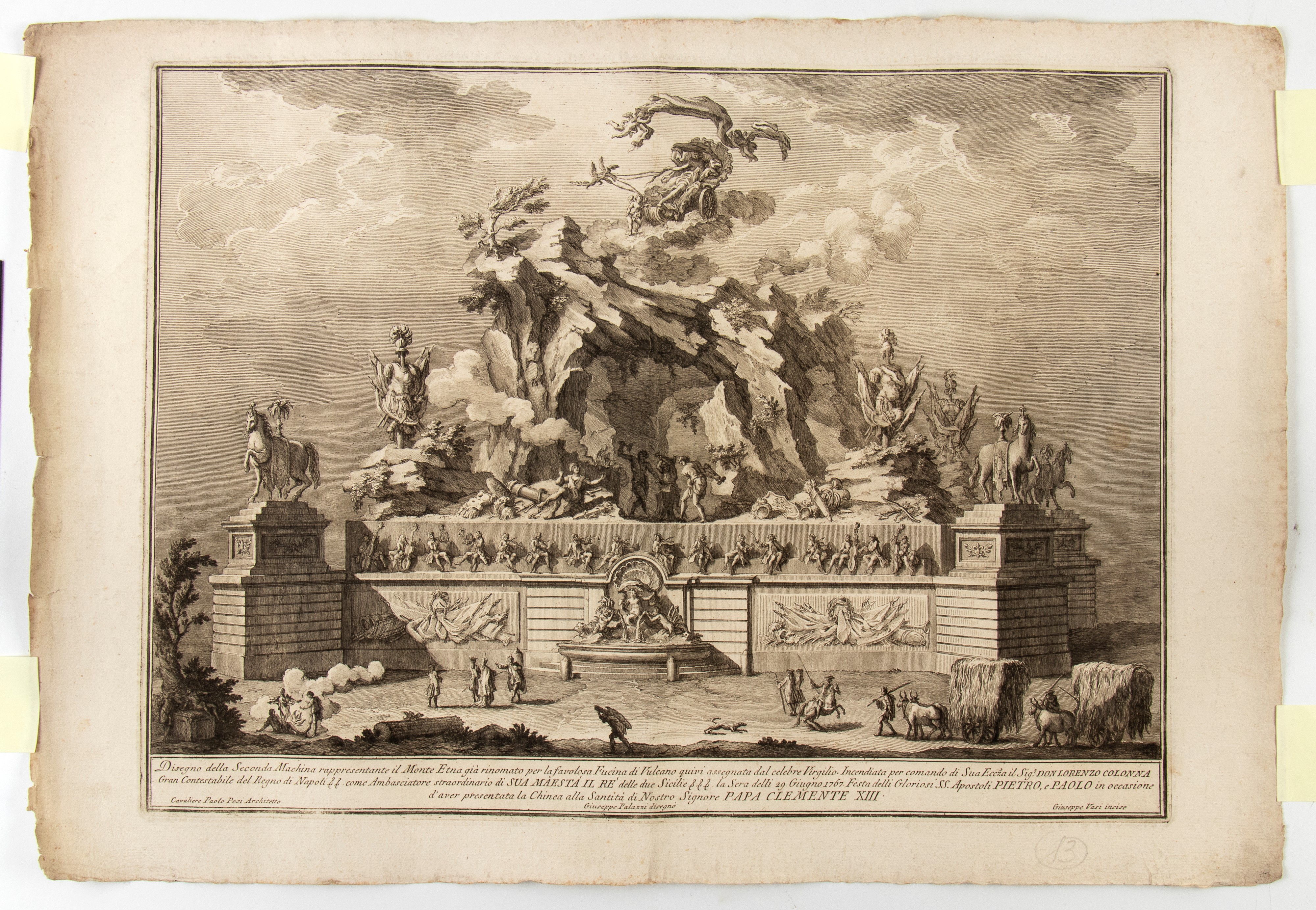 Giuseppe Vasi - Disegni delle Macchine