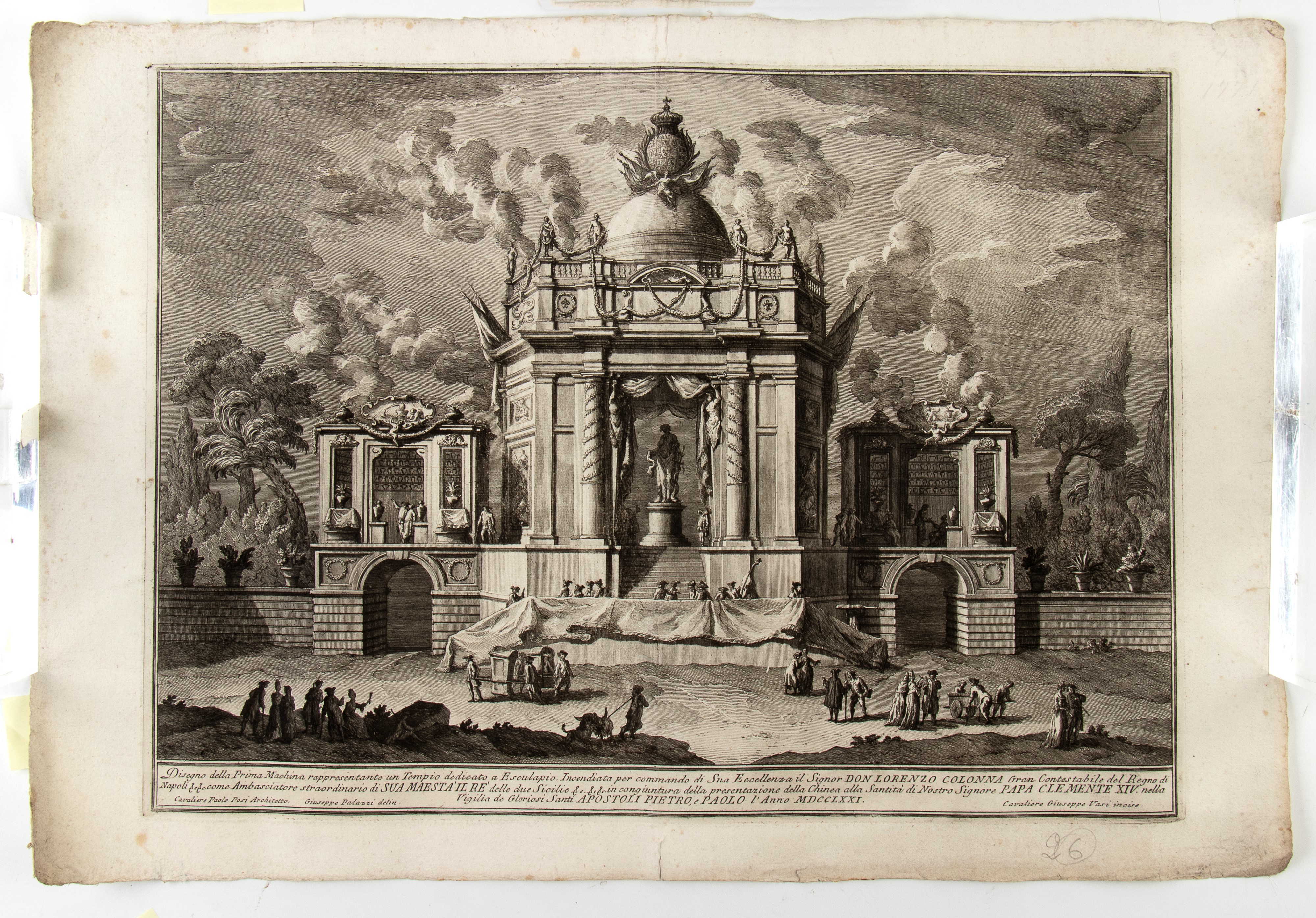 Giuseppe Vasi - Disegni delle Macchine