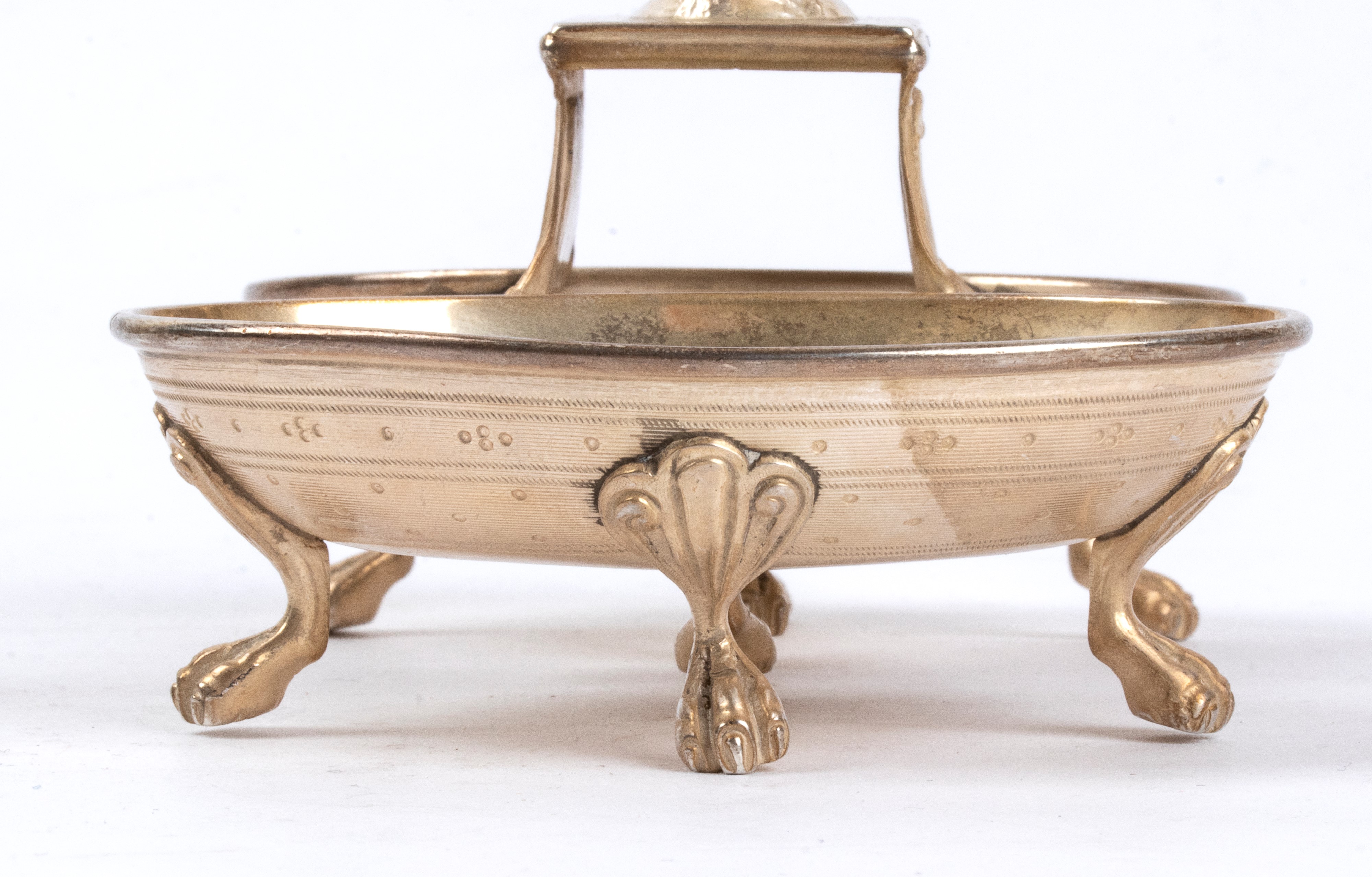 Coppia di saliere francesi in argento