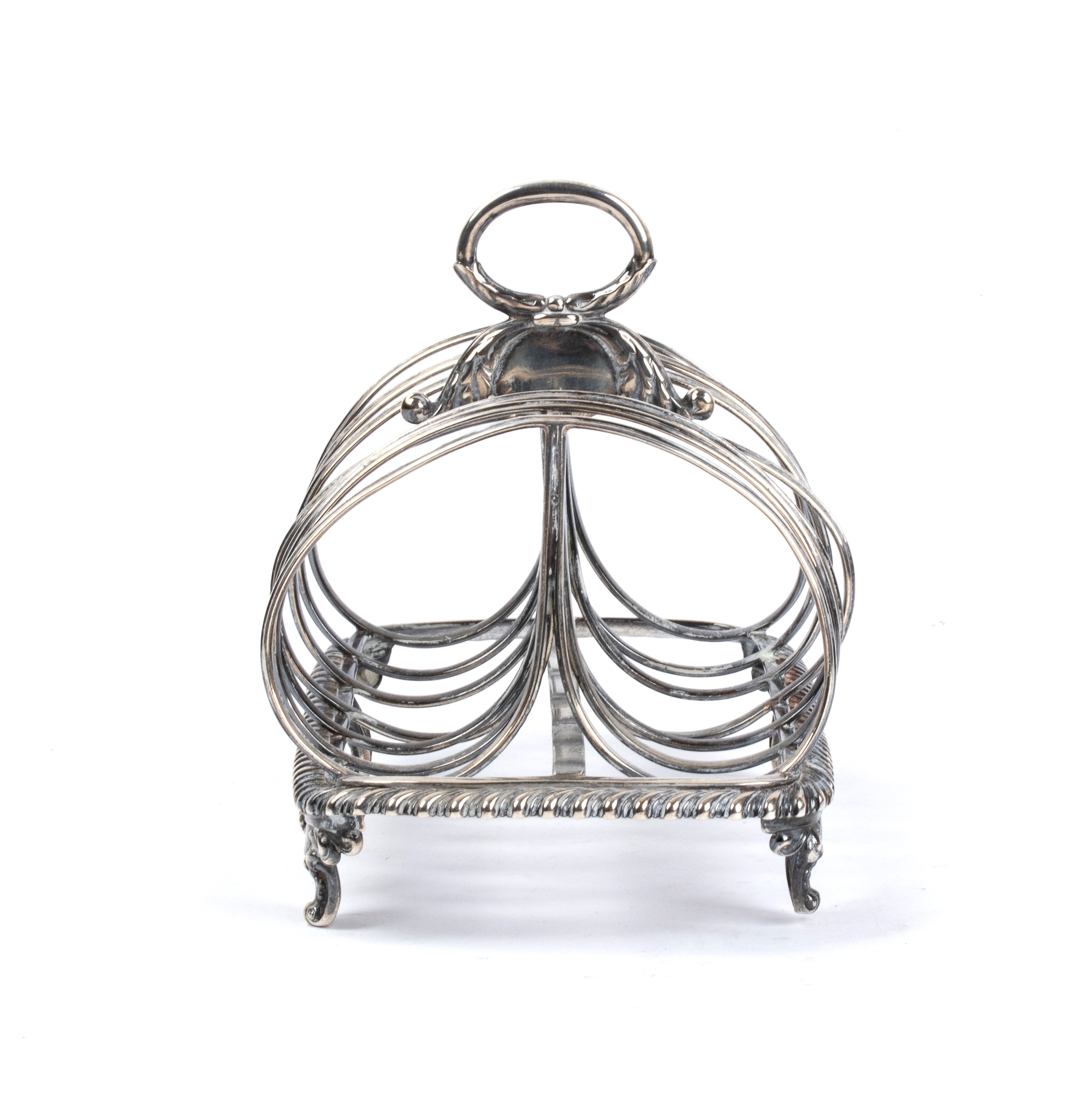 Porta toast inglese in argento