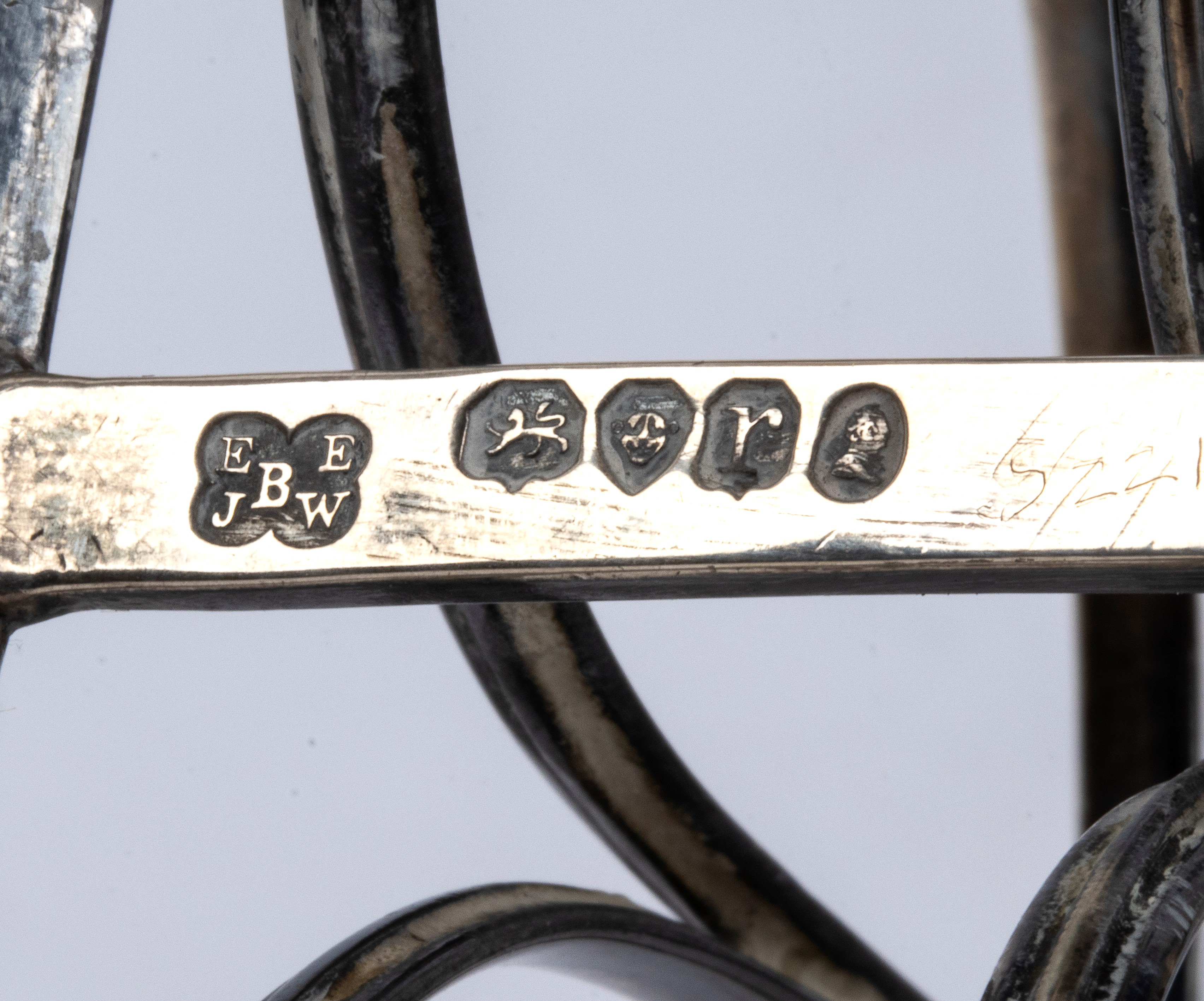 Porta toast inglese in argento