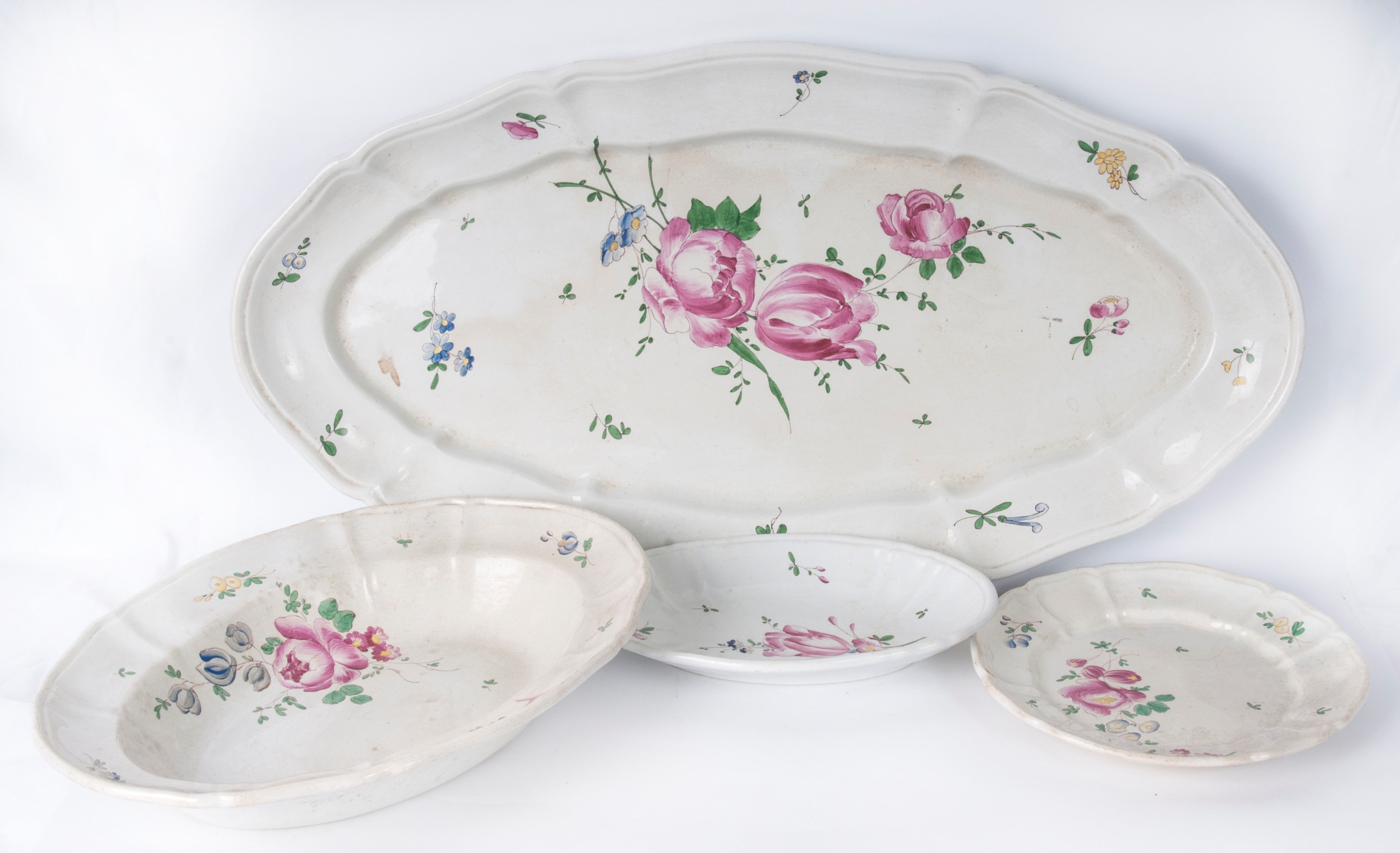 Servizio da Tavolo in Ceramica Bianca