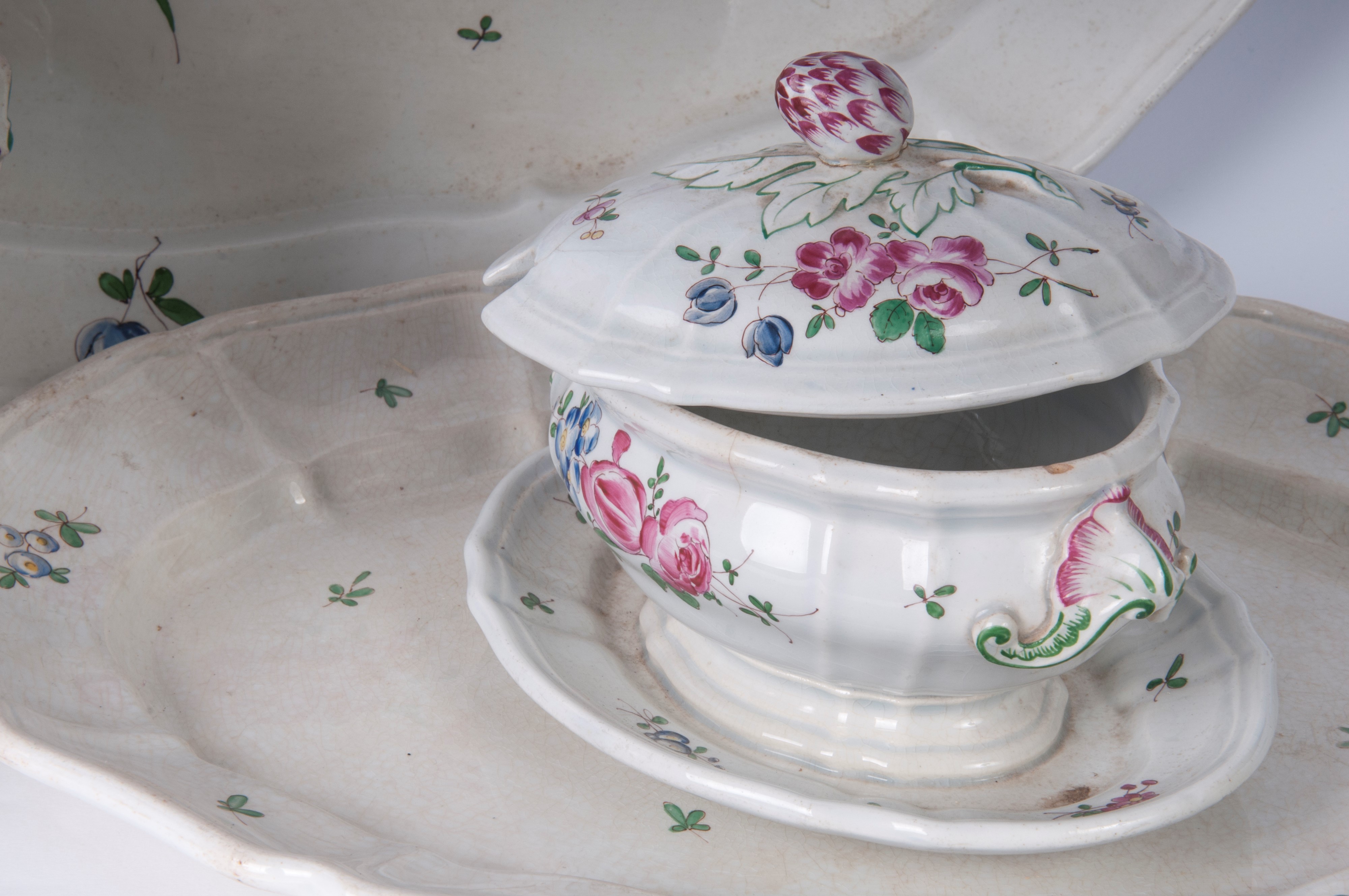 Servizio da Tavolo in Ceramica Bianca