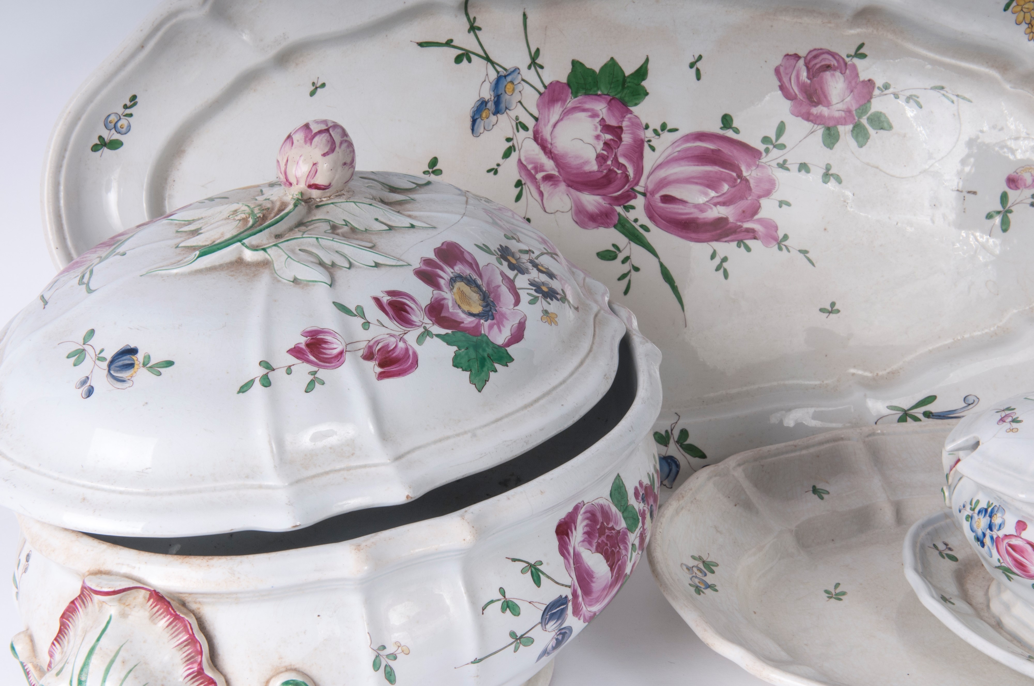 Servizio da Tavolo in Ceramica Bianca