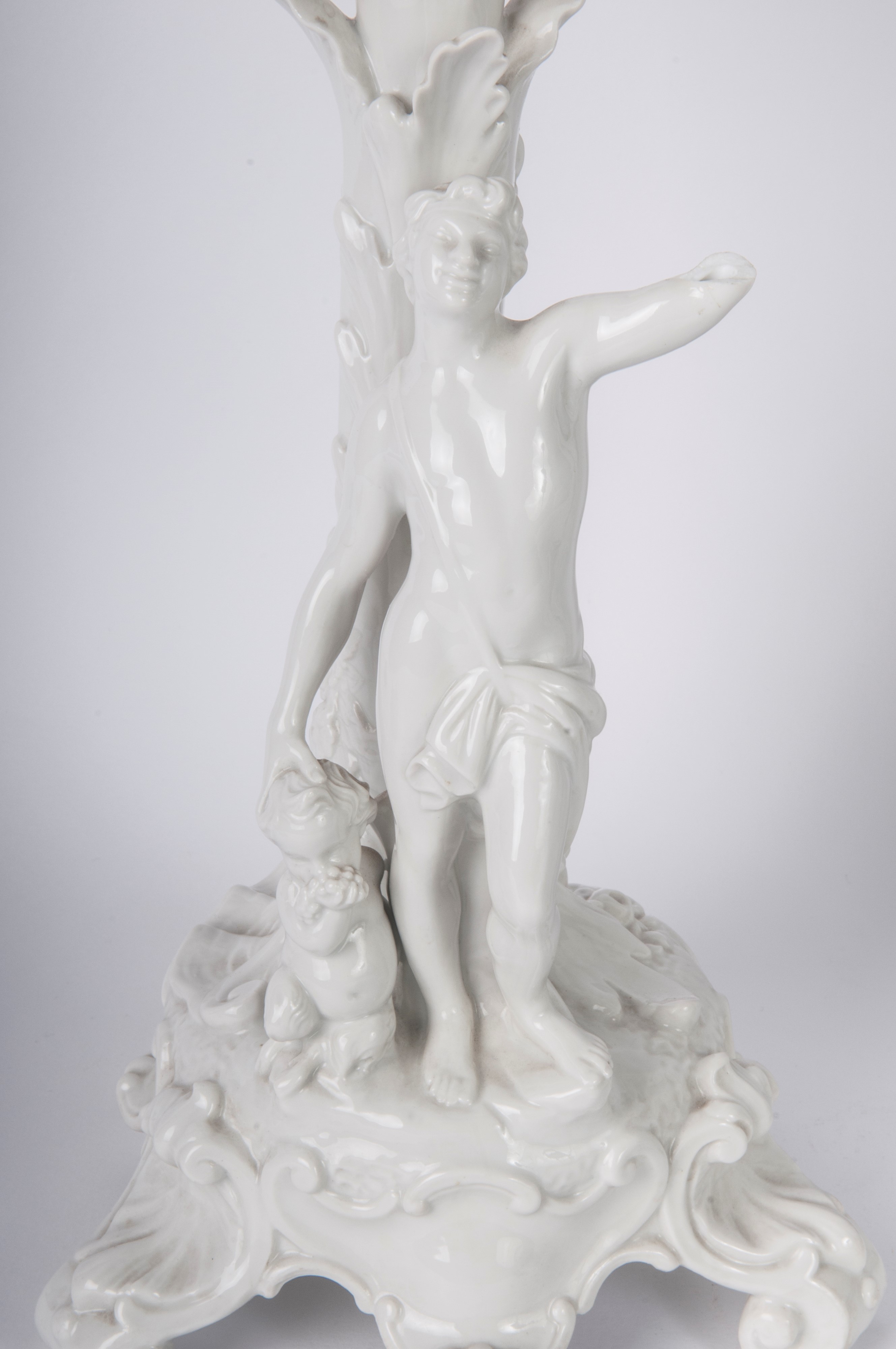Coppia di Candelabri a Quattro Luci