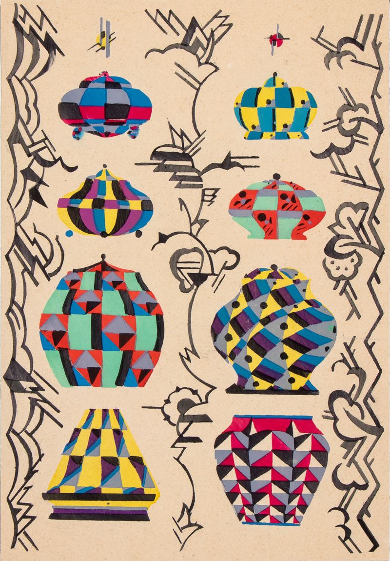 Kunstgewerbliche Schmuckformen fur die Flache