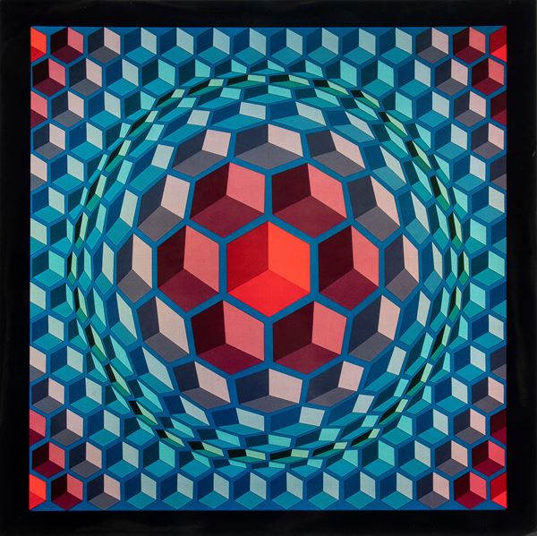 VICTOR VASARELY - Cheyt MC 4