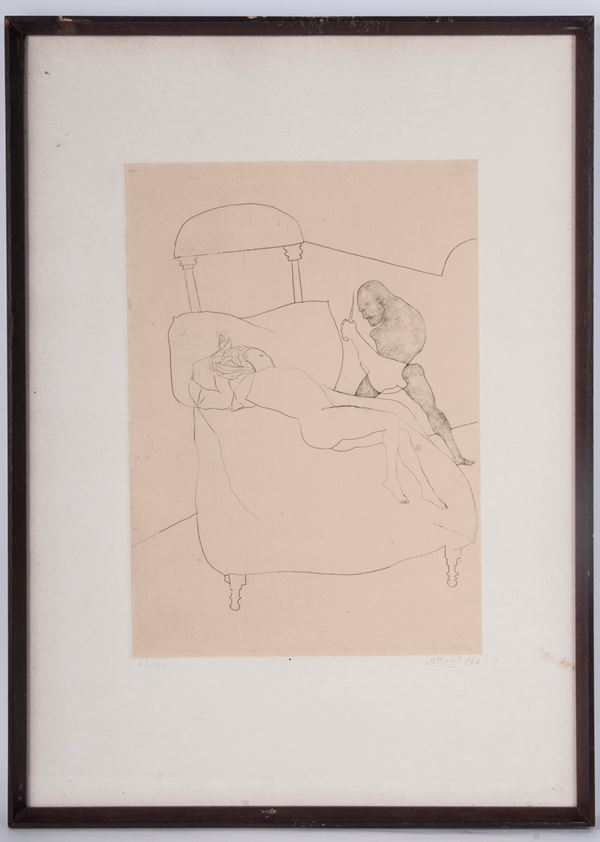 UGO ATTARDI - Untitled, multiple on paper