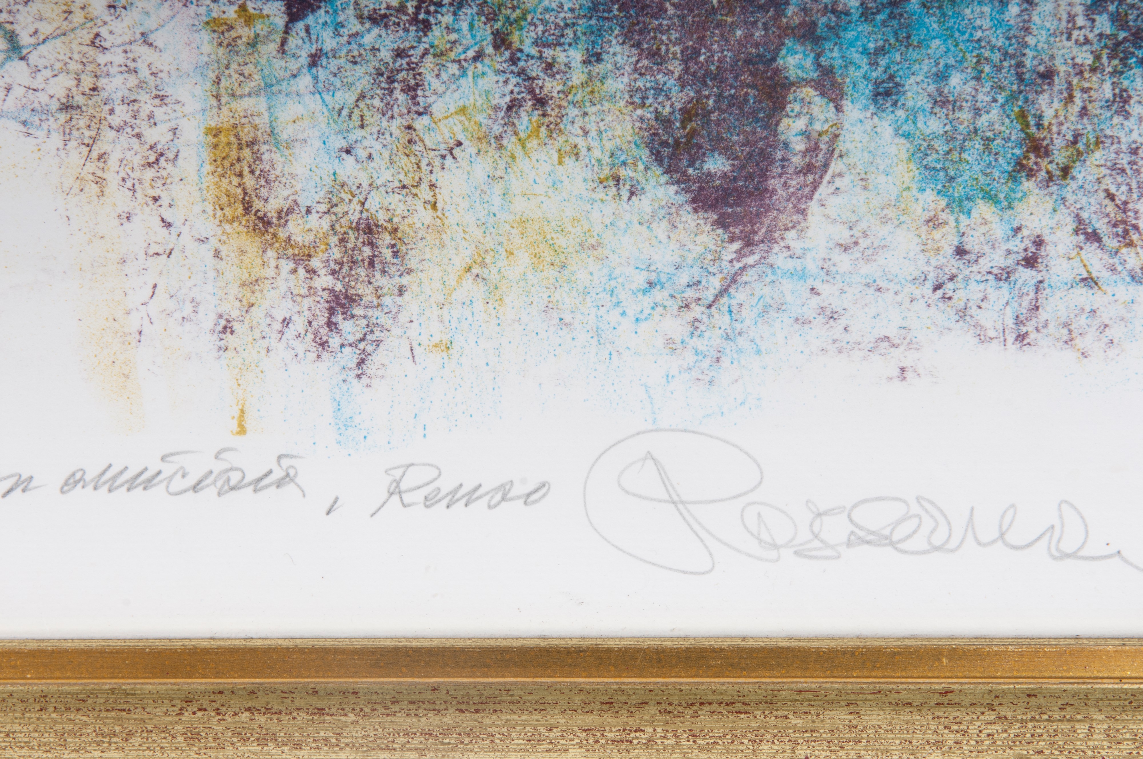 Vaso con fiori, multiplo su carta