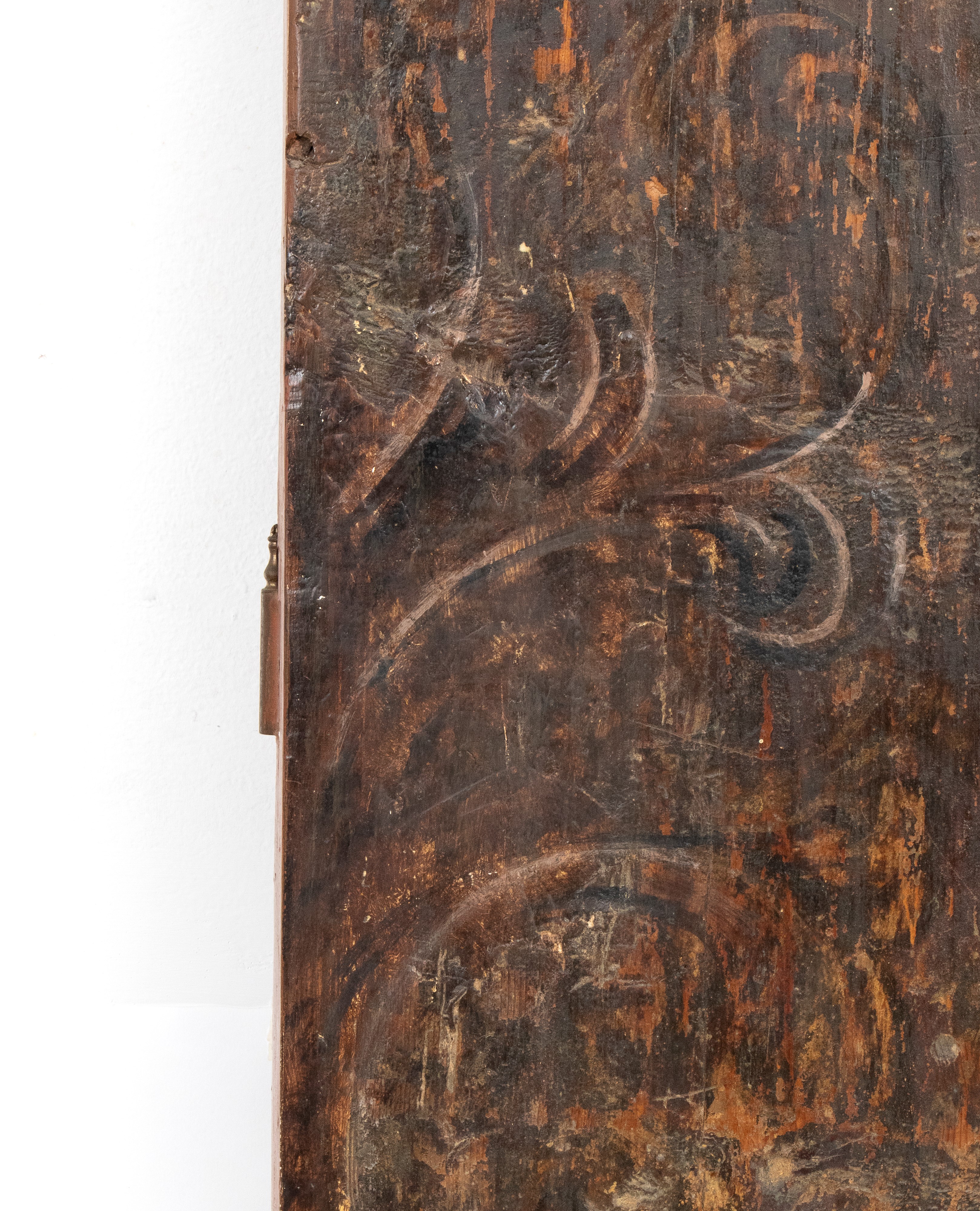 Porta Italiana in Legno Dipinta