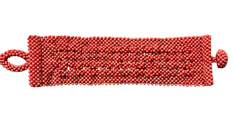 Bracciale in corallo Mediterraneo