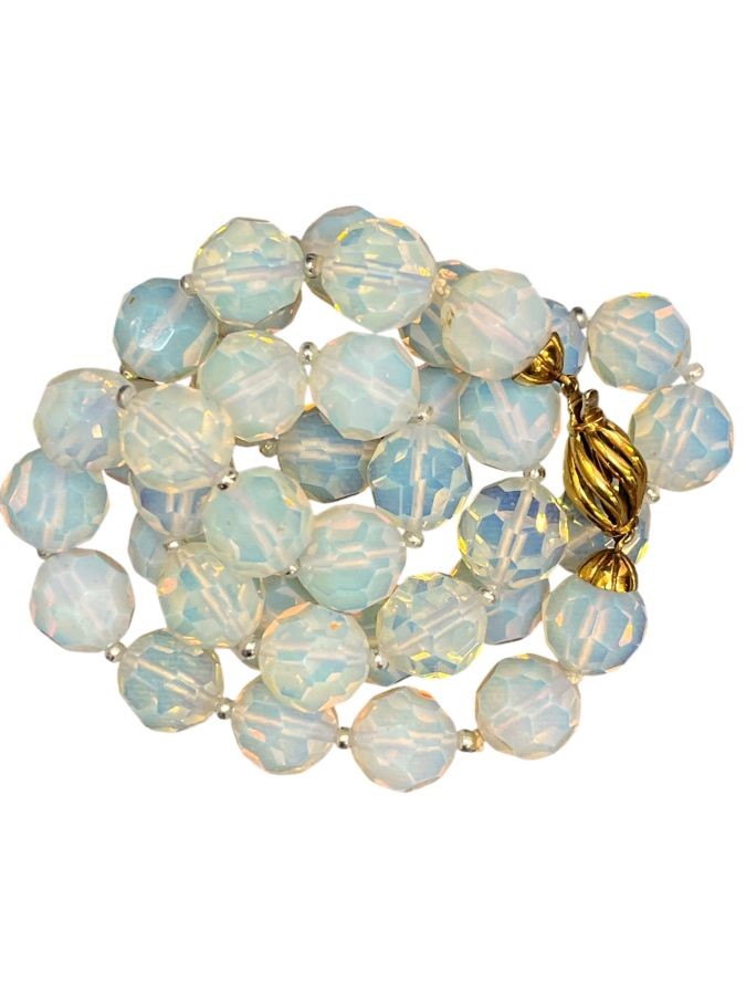 Girocollo con opali, oro giallo 18k