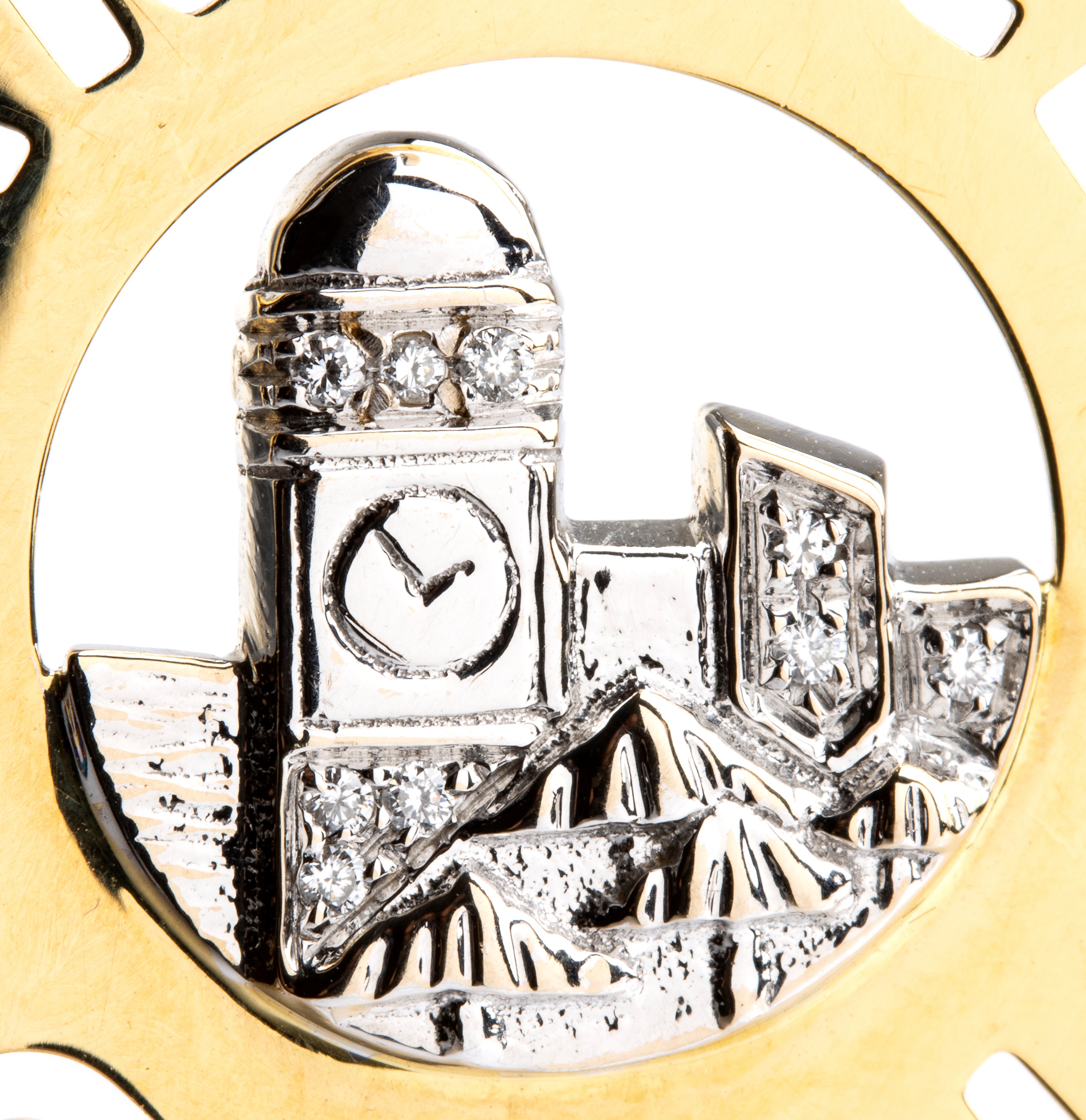 Pendente in oro e diamanti