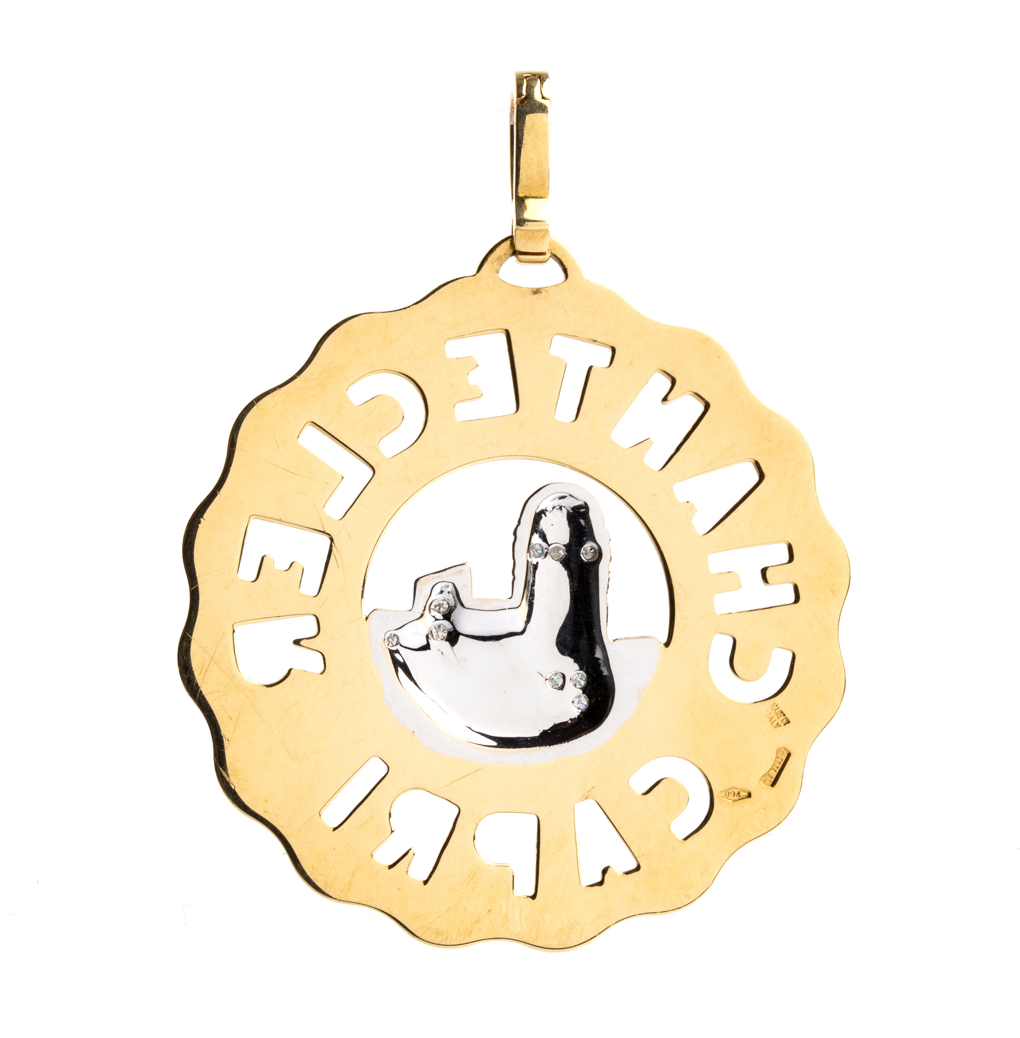 Pendente in oro e diamanti