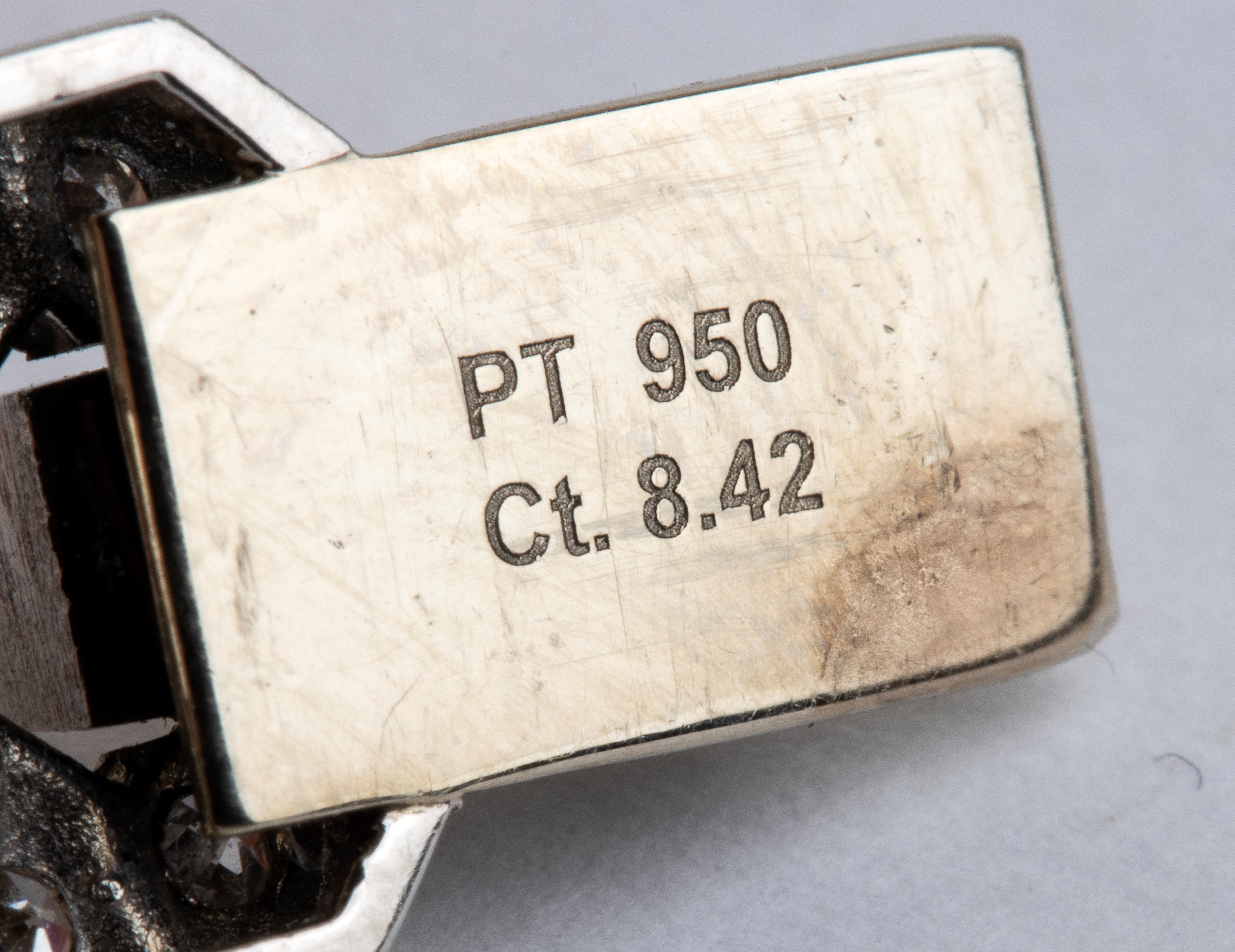 Bracciale in platino e diamanti