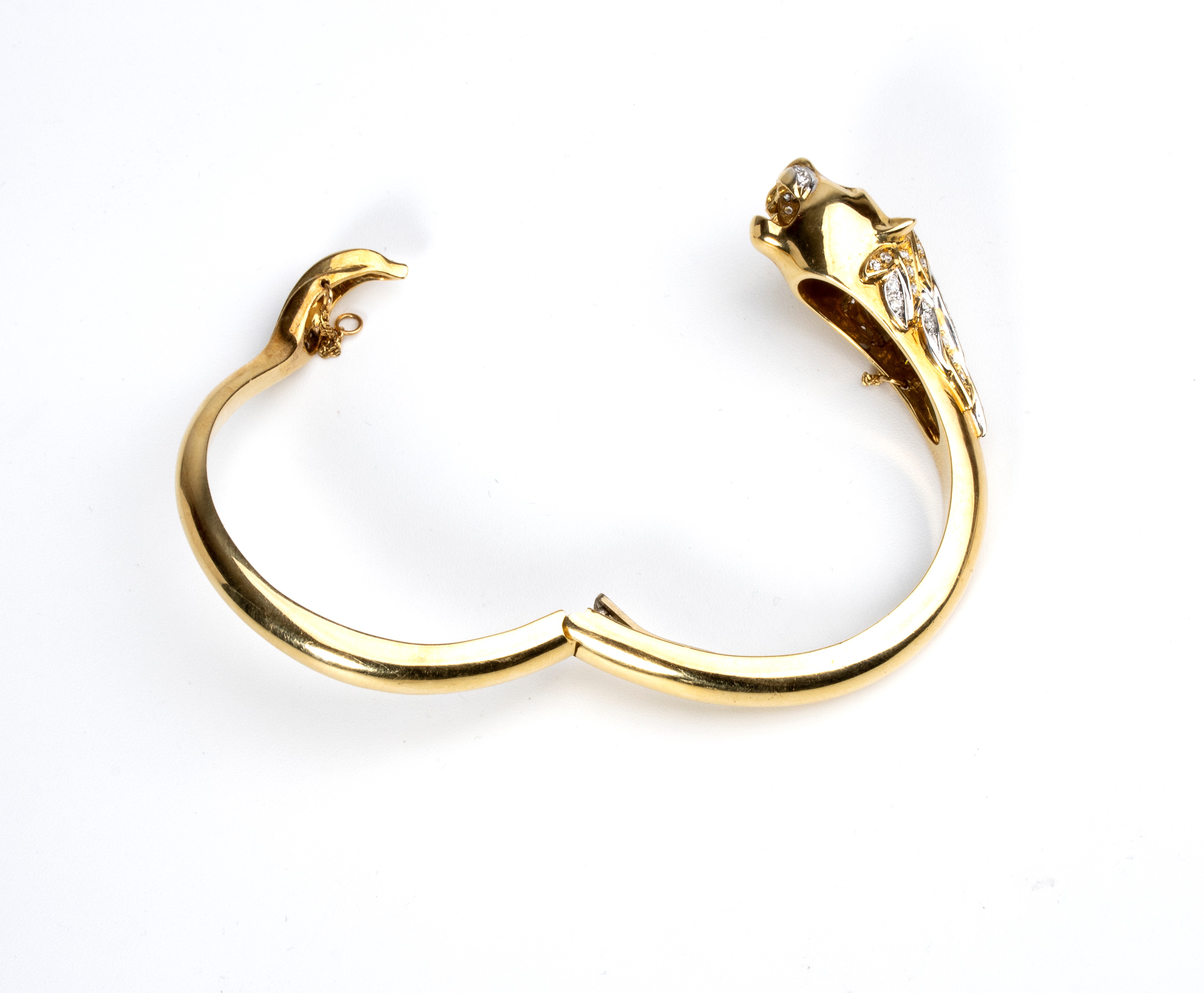 Bracciale in oro con diamanti