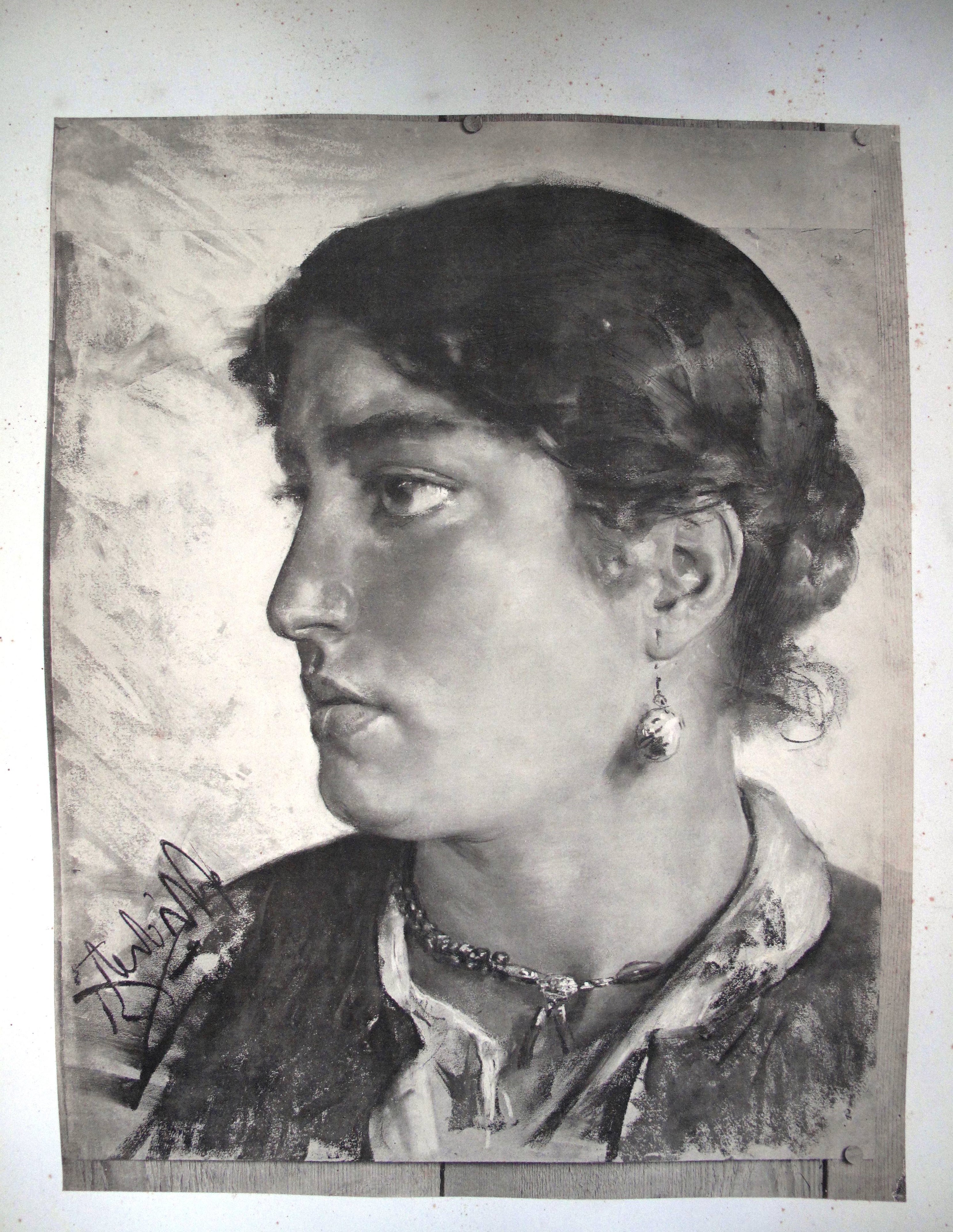 Francesco Paolo Michetti - Teste e Busti di Donne in Costume e di Contadini Abruzzesi