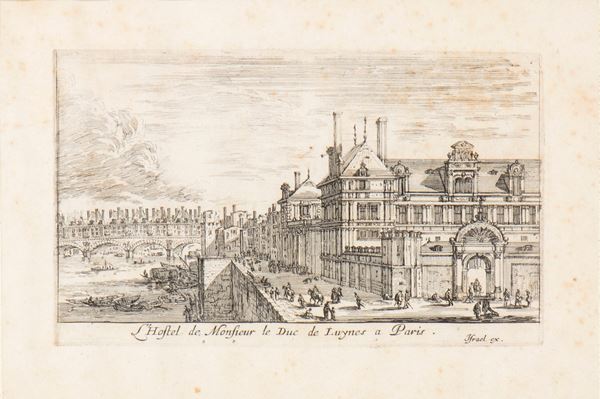 Israel Silvestre - L'Hotel de Monsieur le Duc de Luynesa Paris