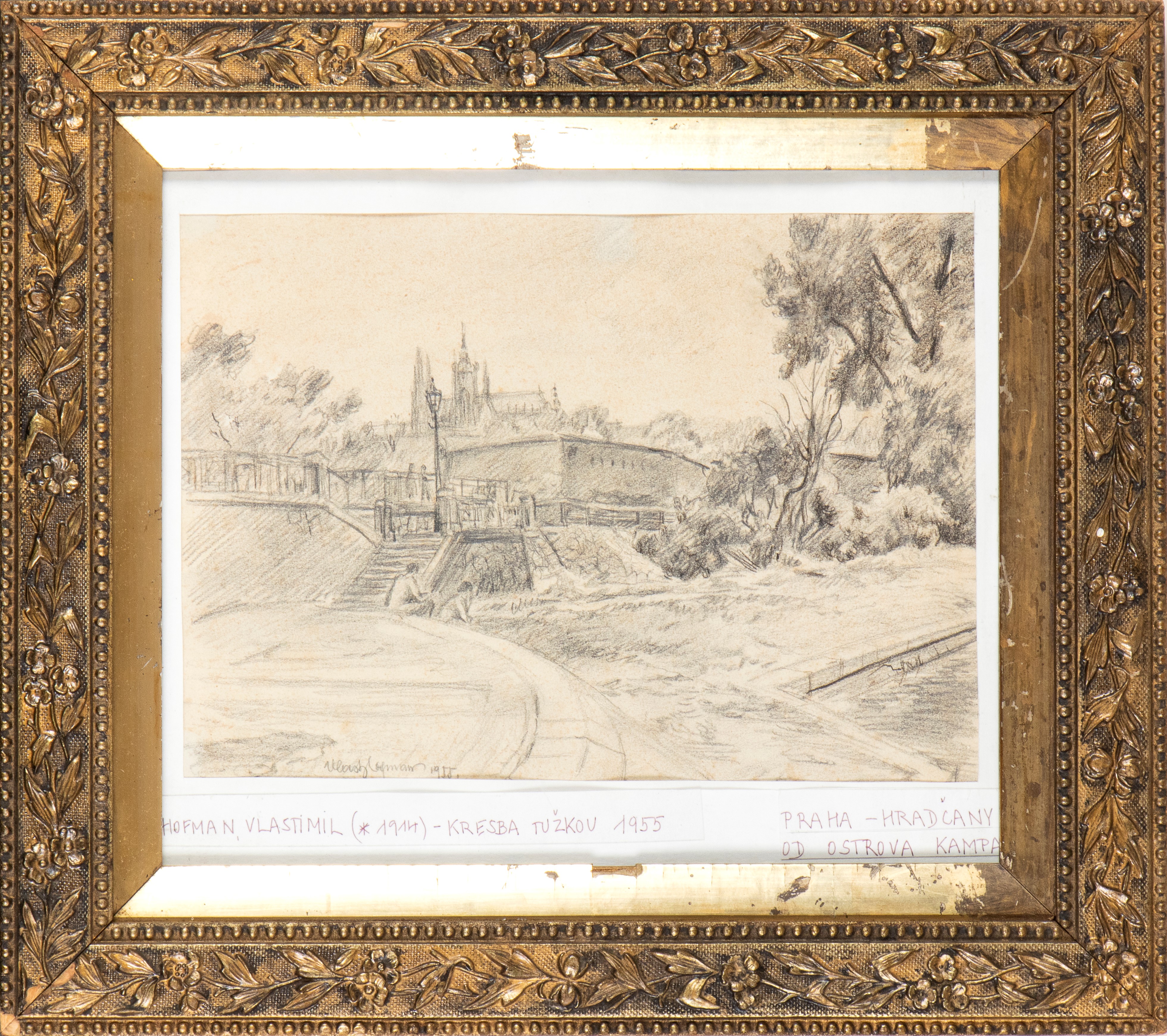 Praha - Hradčany. Od ostrova kampa