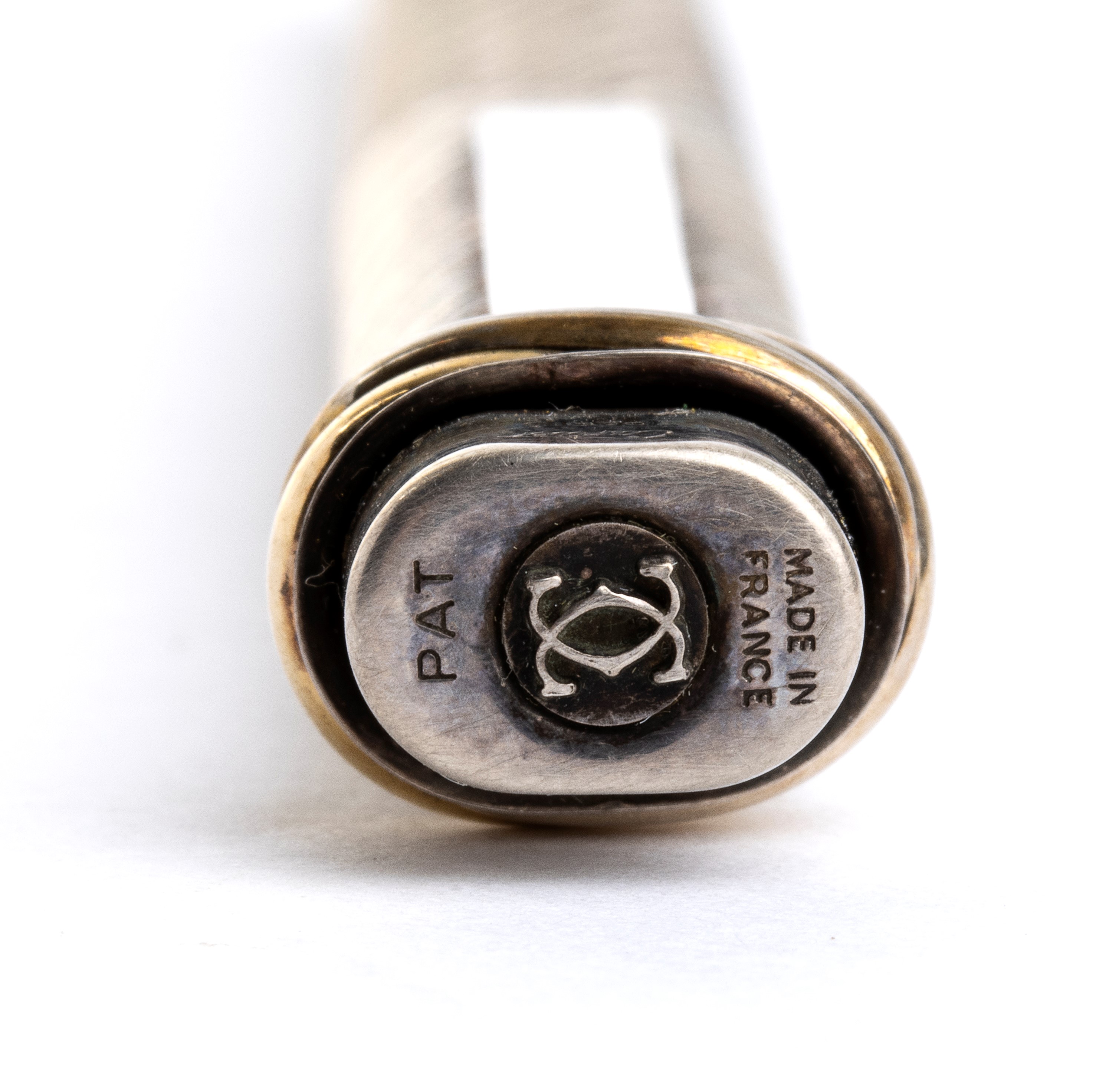 Cartier - Penna a sfera in argento 925 con clip meccanica