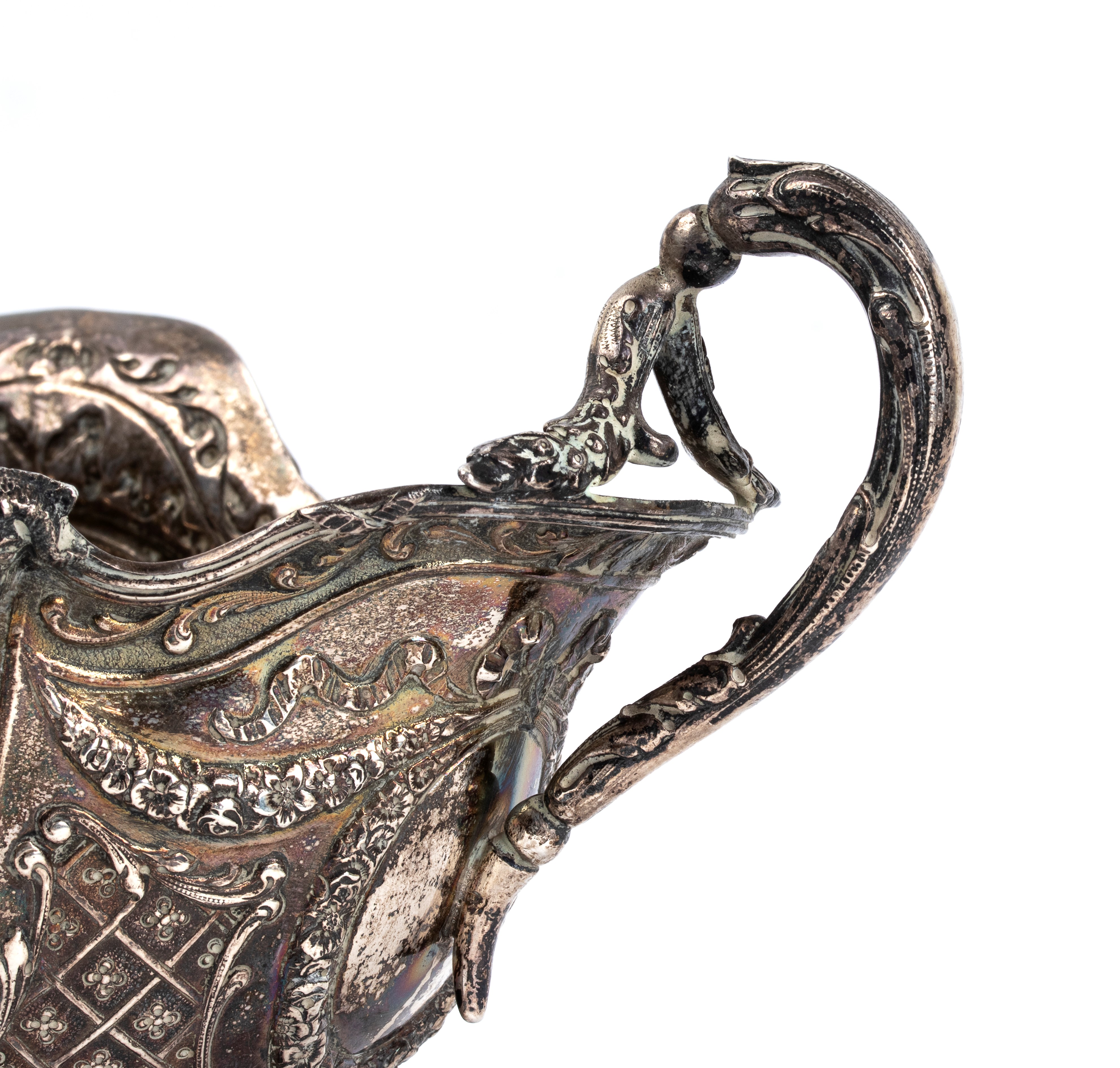 Centrotavola tedesco in argento