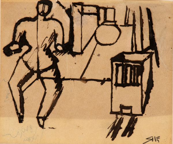 MARIO SIRONI - Manichino in esterno