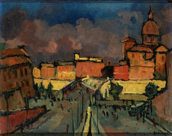 ACHILLE SDRUSCIA - Piazza della Rovere
