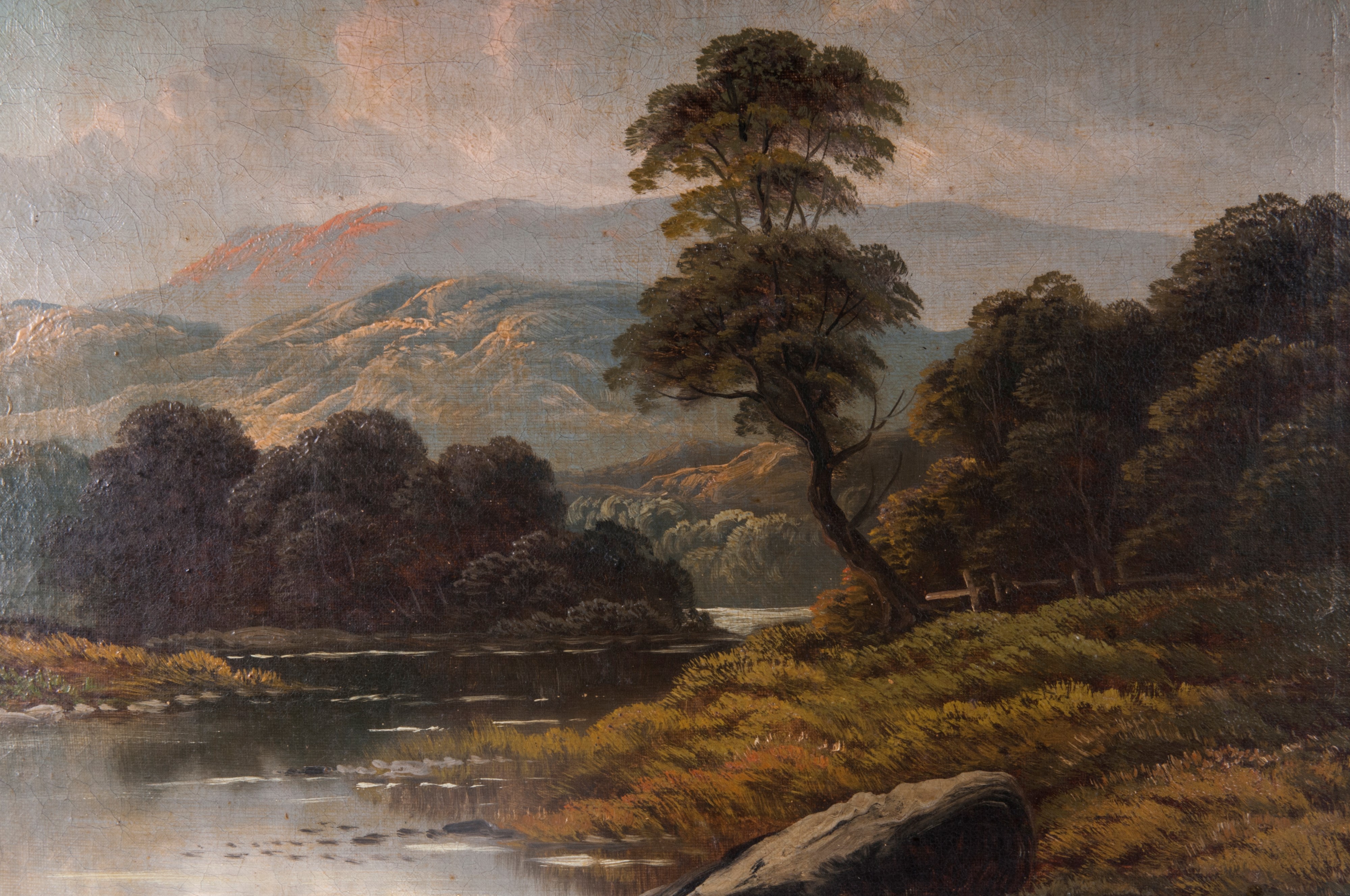 Lotto di due paesaggi